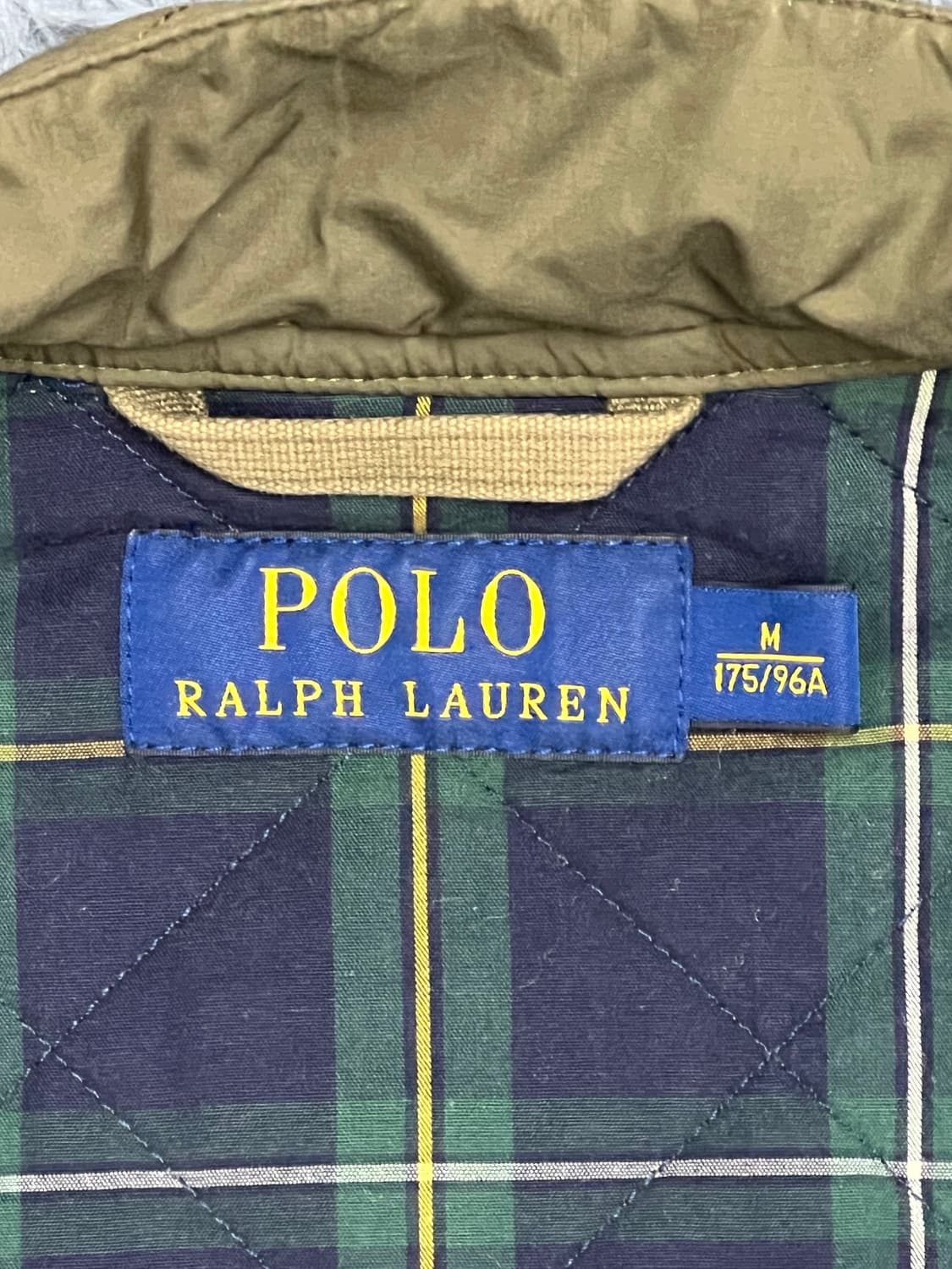 폴로랄프로렌 신형 퀄팅 카키 베스트 상품이미지5