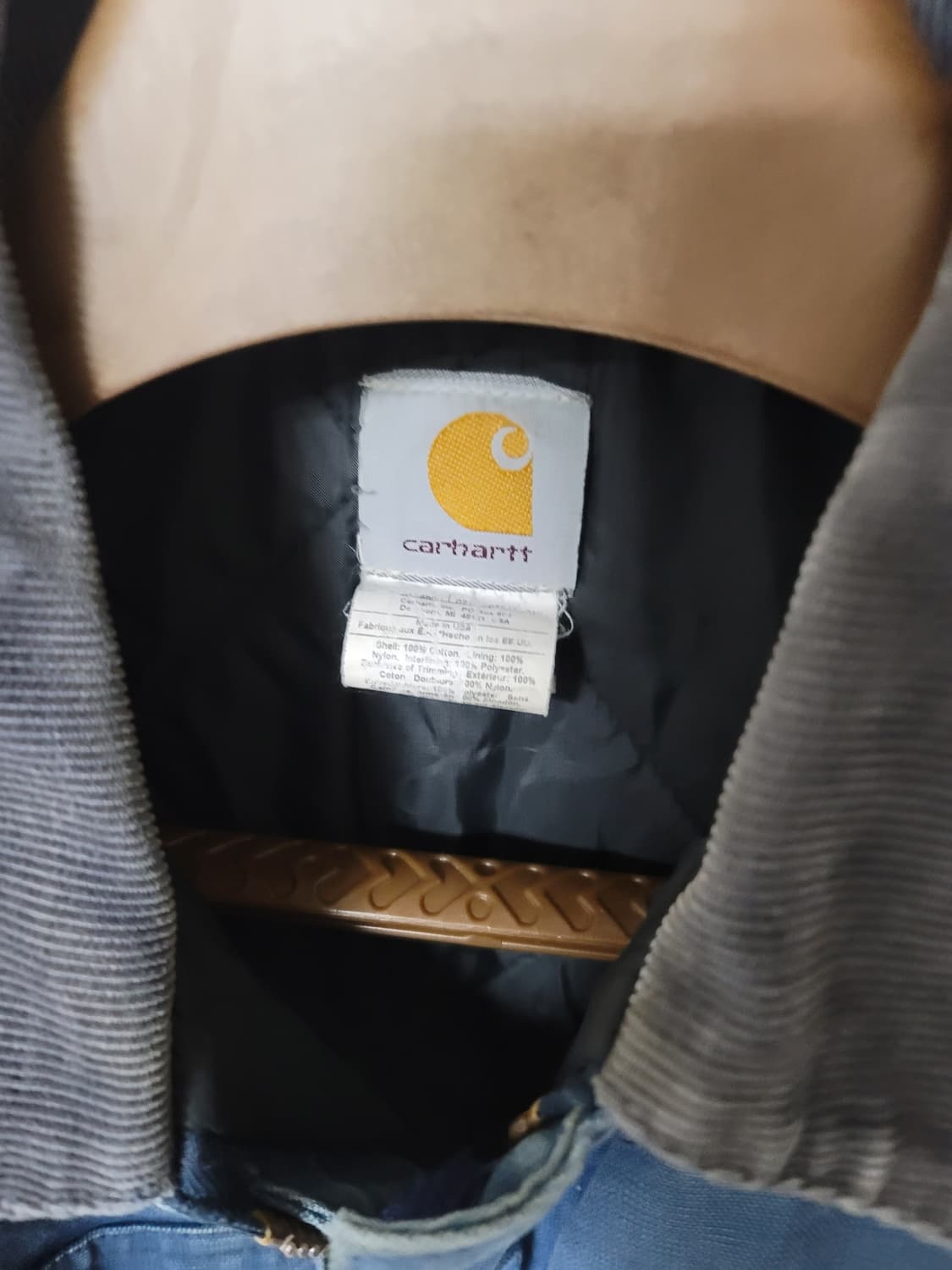 칼하트 데님 빈티지워싱 디트로이드 웍스 자켓 46표기 105정사이주 상품이미지4