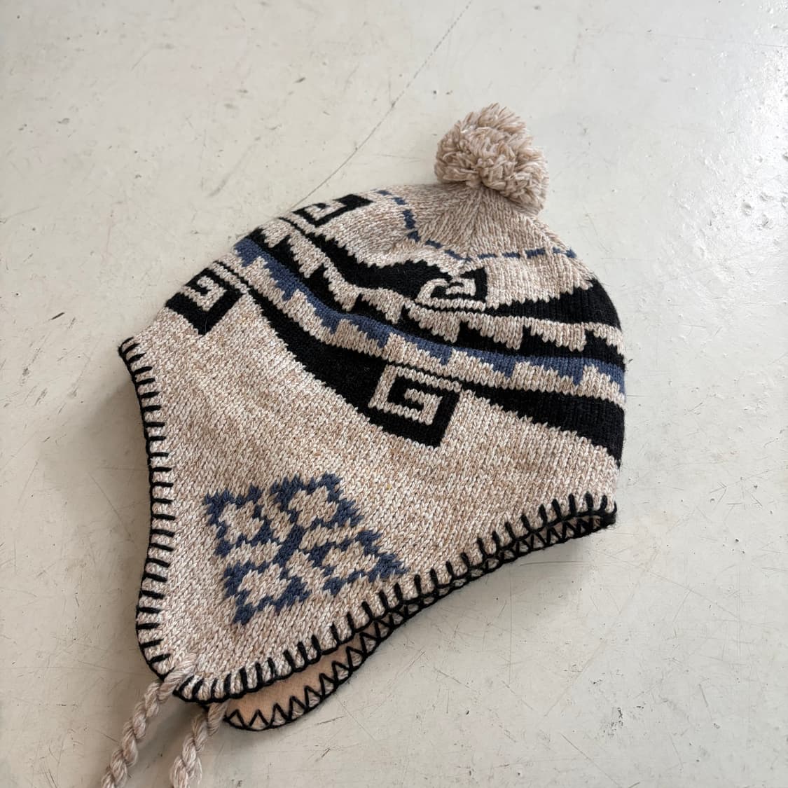 Clover Cap 빈티지 이어플랩 비니 M 상품이미지2