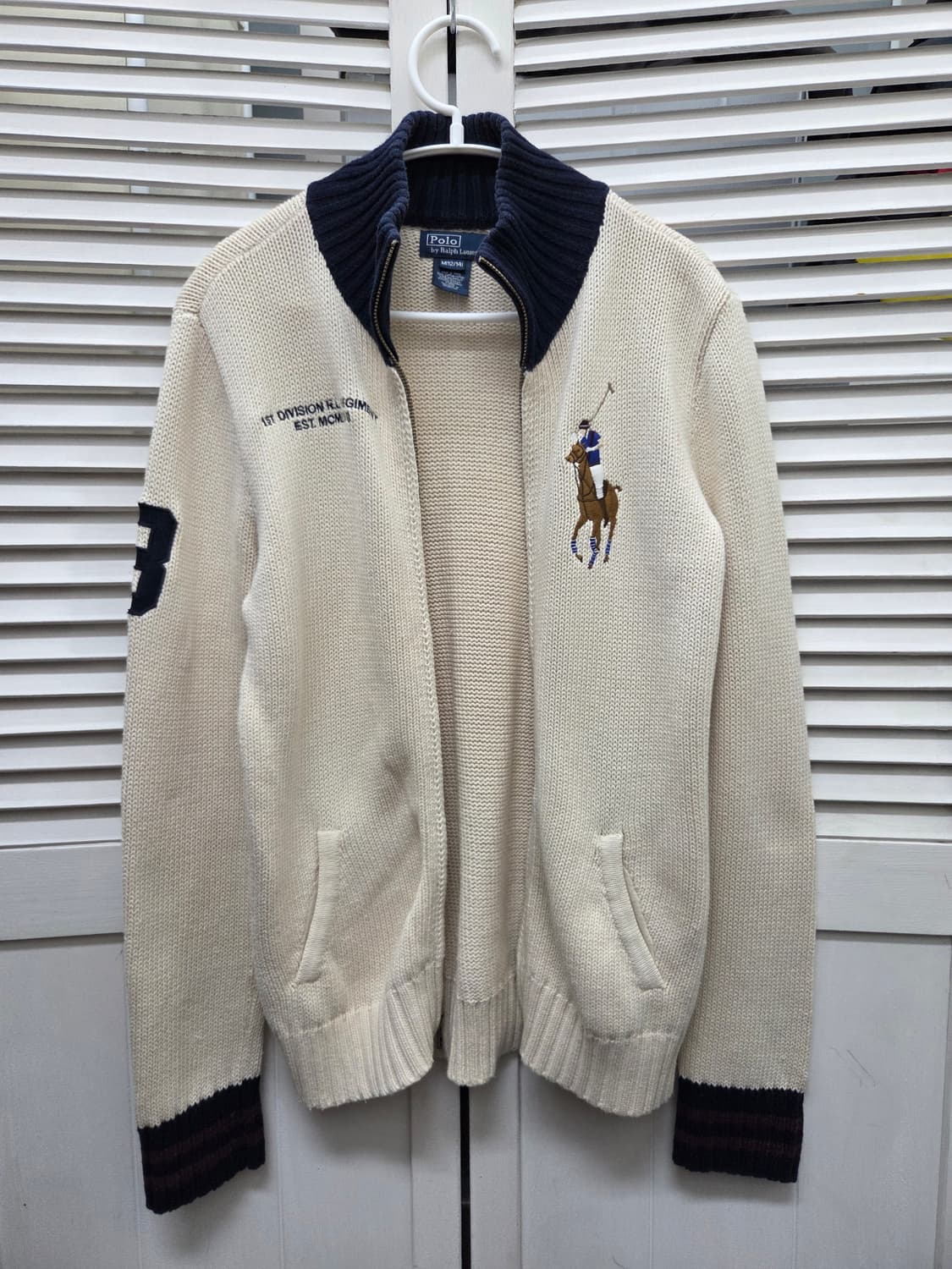 폴로 랄프로렌 니트 집업 상품이미지2