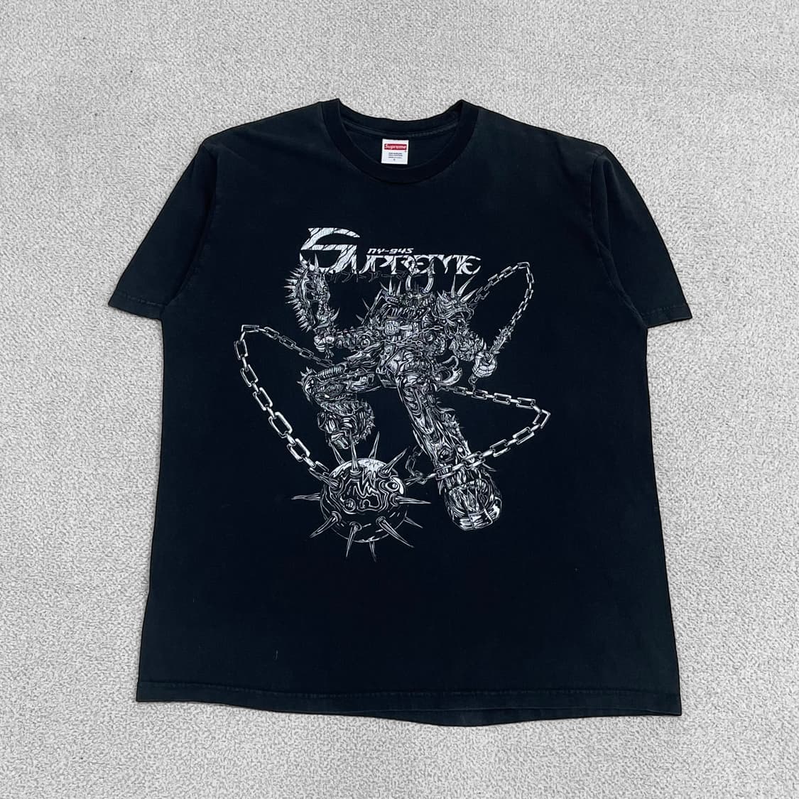 슈프림 Supreme 스파이크스 반팔티 블랙 상품이미지1