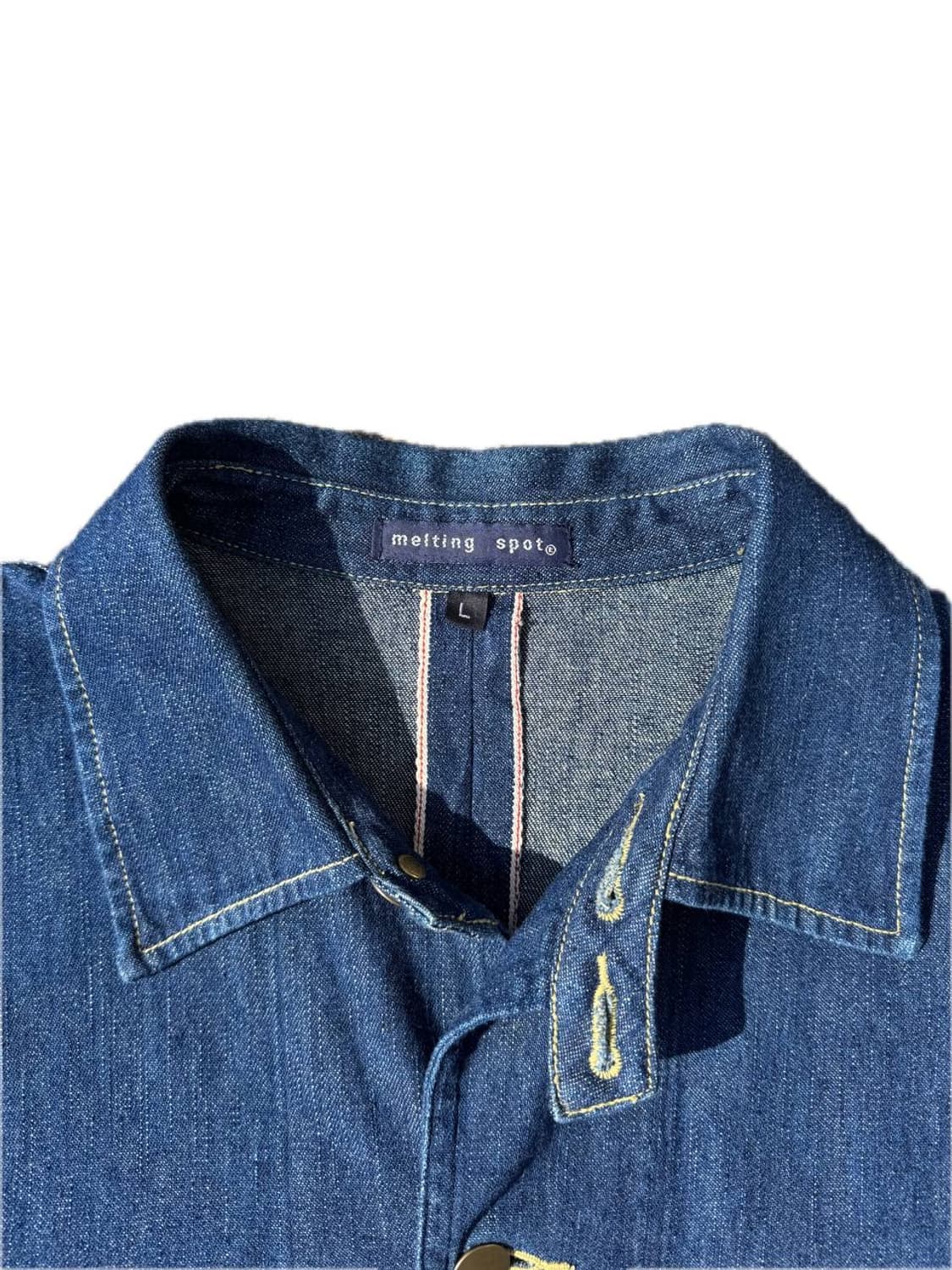 멜팅스팟 셀비지 데님 초어자켓 상품이미지4