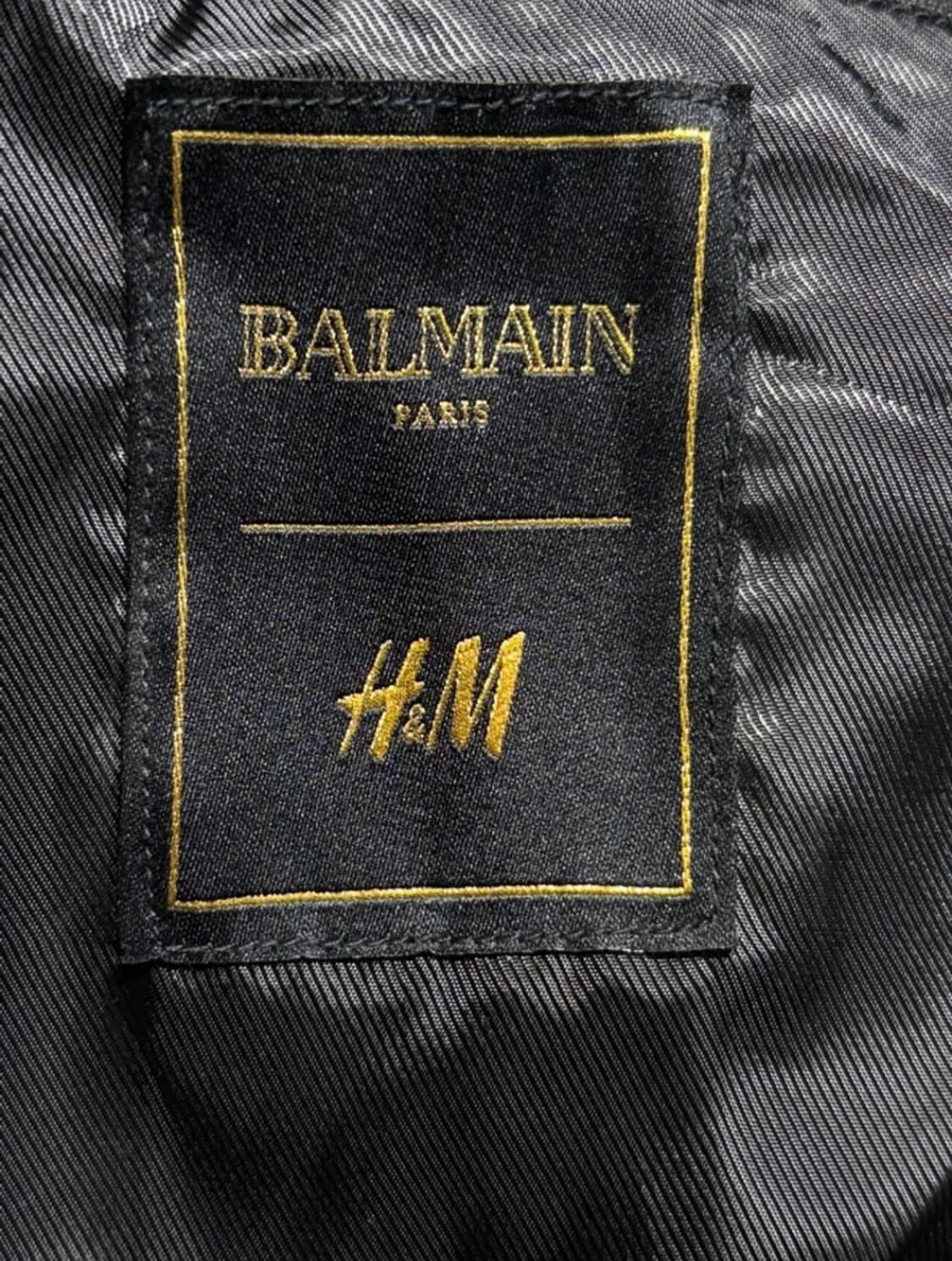 15FW Balmain X H&M biker jacket 상품이미지8