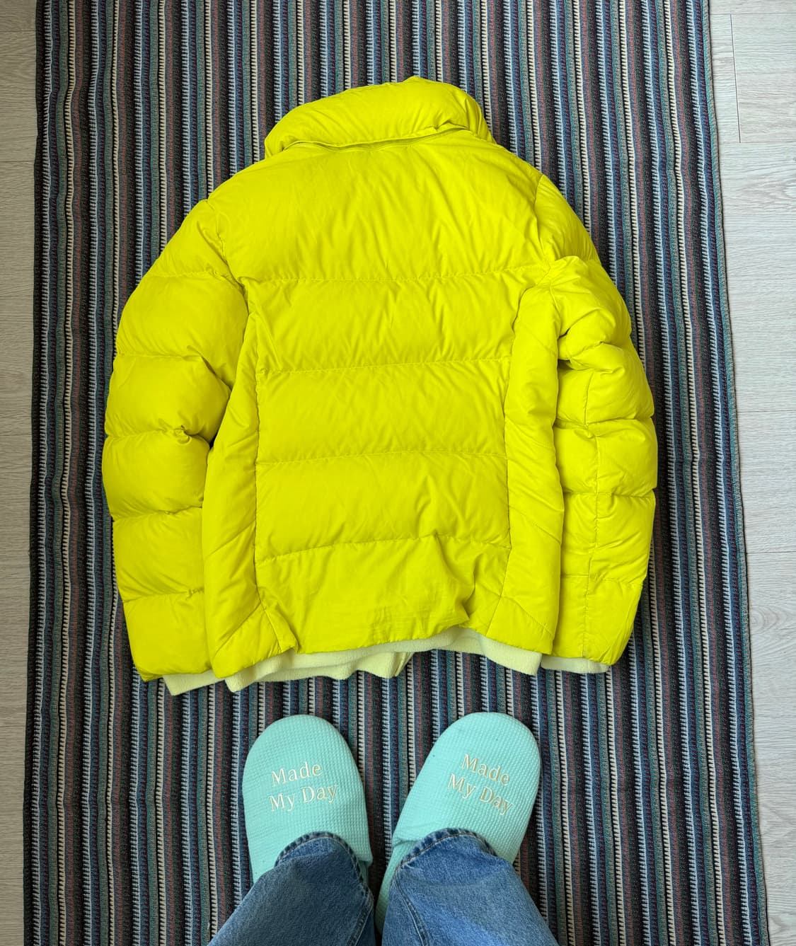 나이키 라임 다운 패딩 상품이미지3