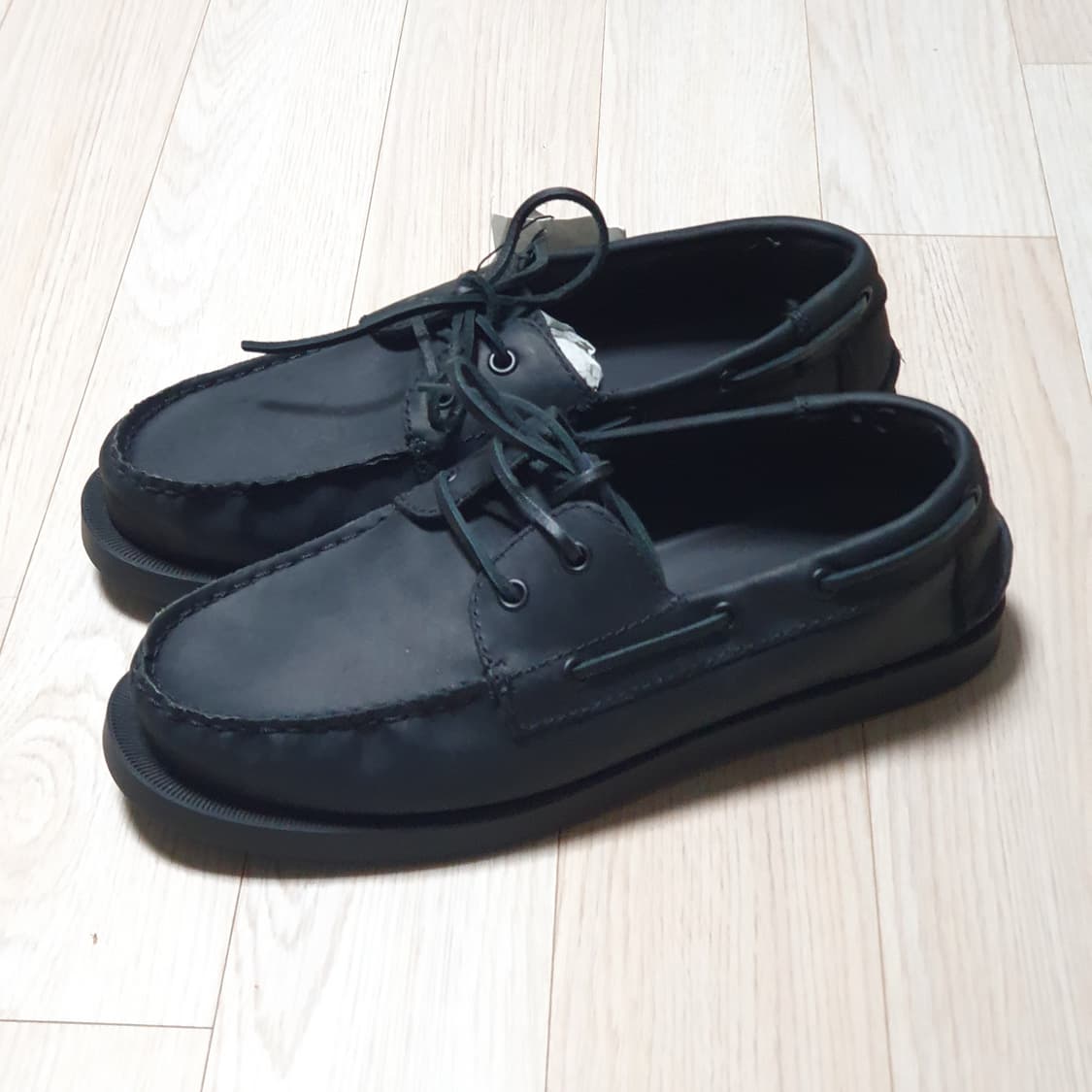 새제품270) 자라  가죽 데크 슈즈 로퍼 구두 상품이미지5