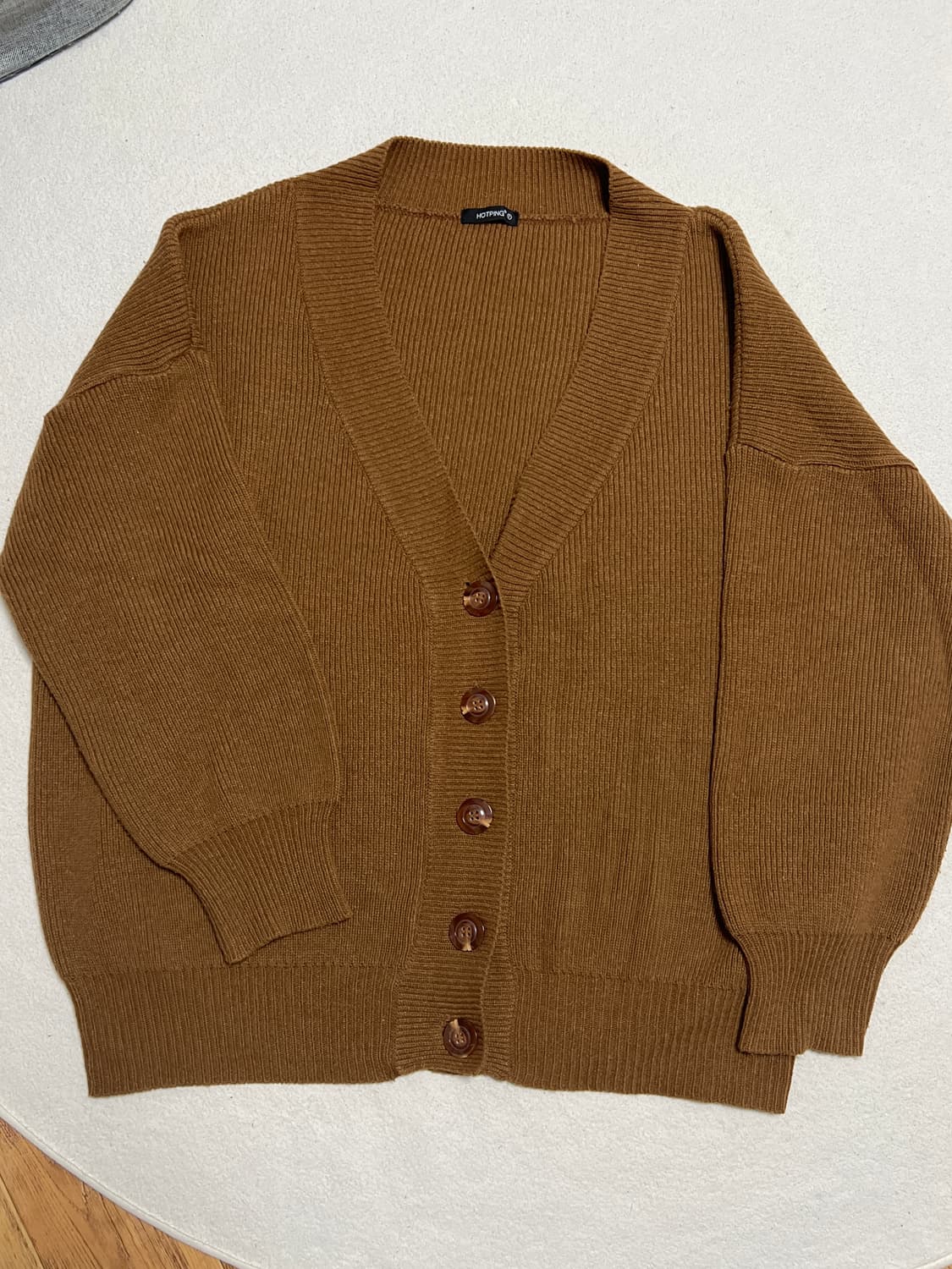 빈티지 오버핏 니트가디건 상품이미지2