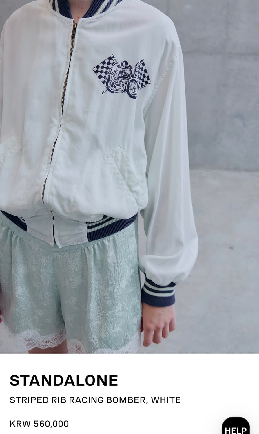 standalone 레이싱봄버자켓 상품이미지1