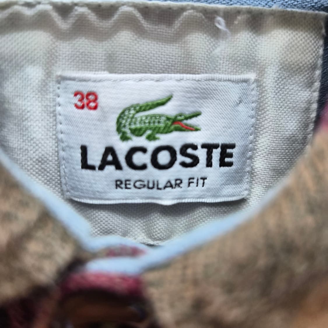 라코스테 플란넬 체크 셔츠 상품이미지4