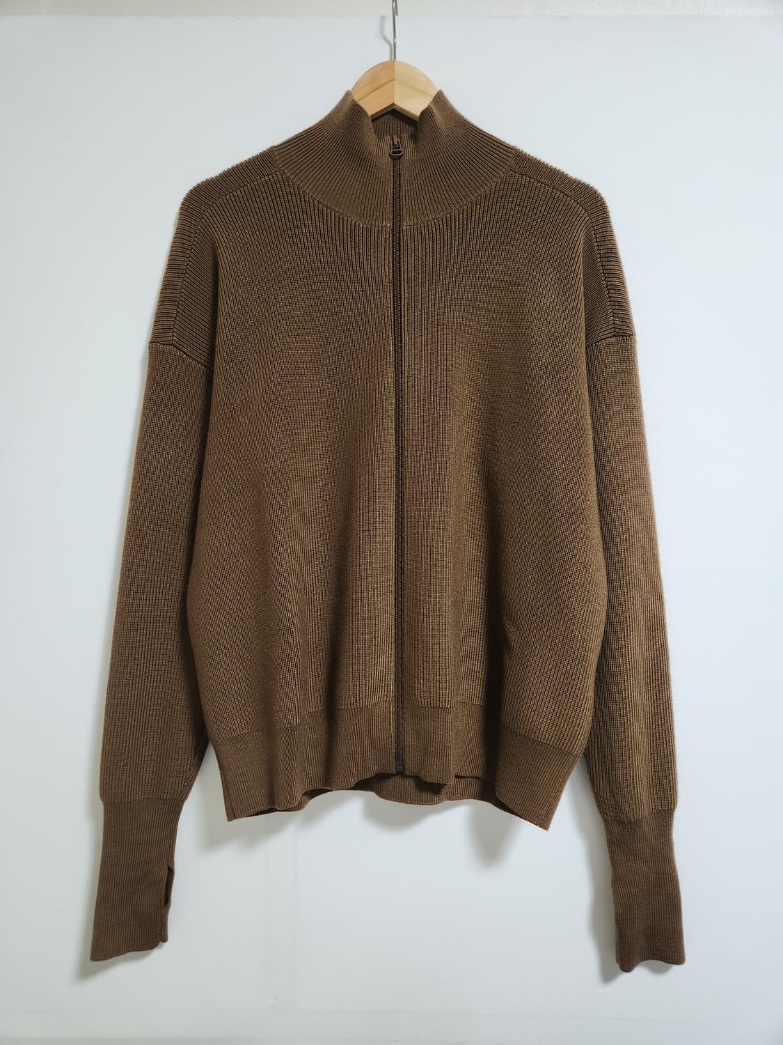 유니클로 U 메리노 풀집업 스웨터 L 상품이미지2