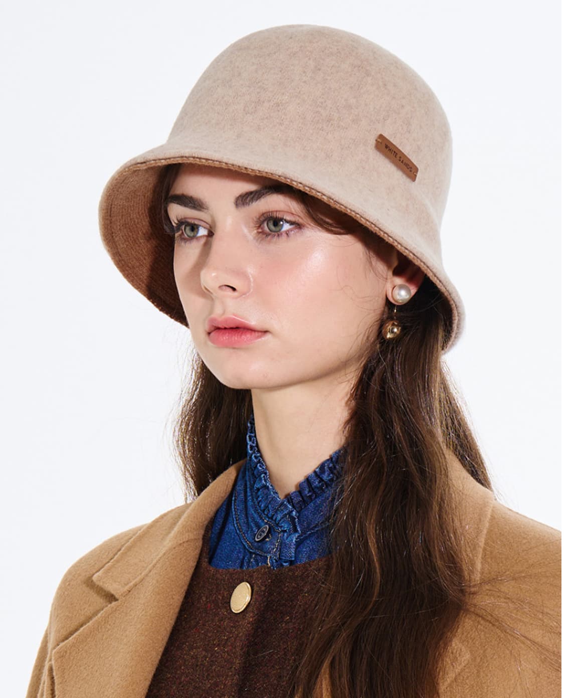 화이트샌즈 울 리버시블 버킷햇 베이지 상품이미지4