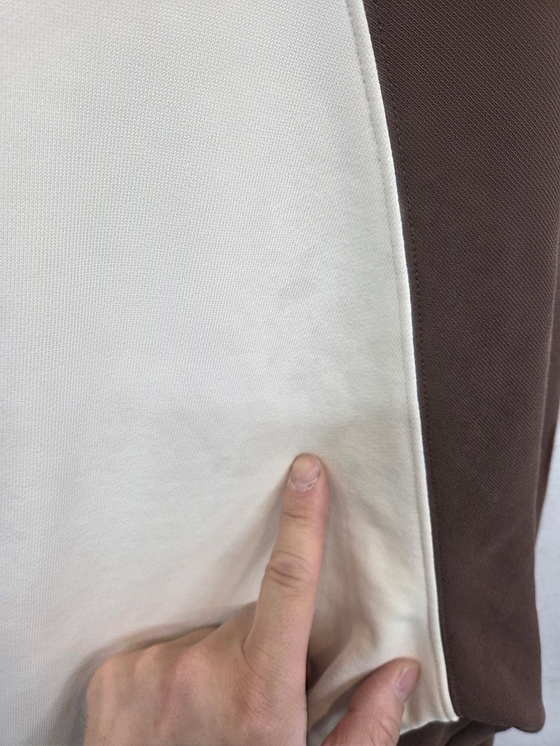 마리떼프랑소와저버 컬러블록 래글런 맨투맨 M 상품이미지7