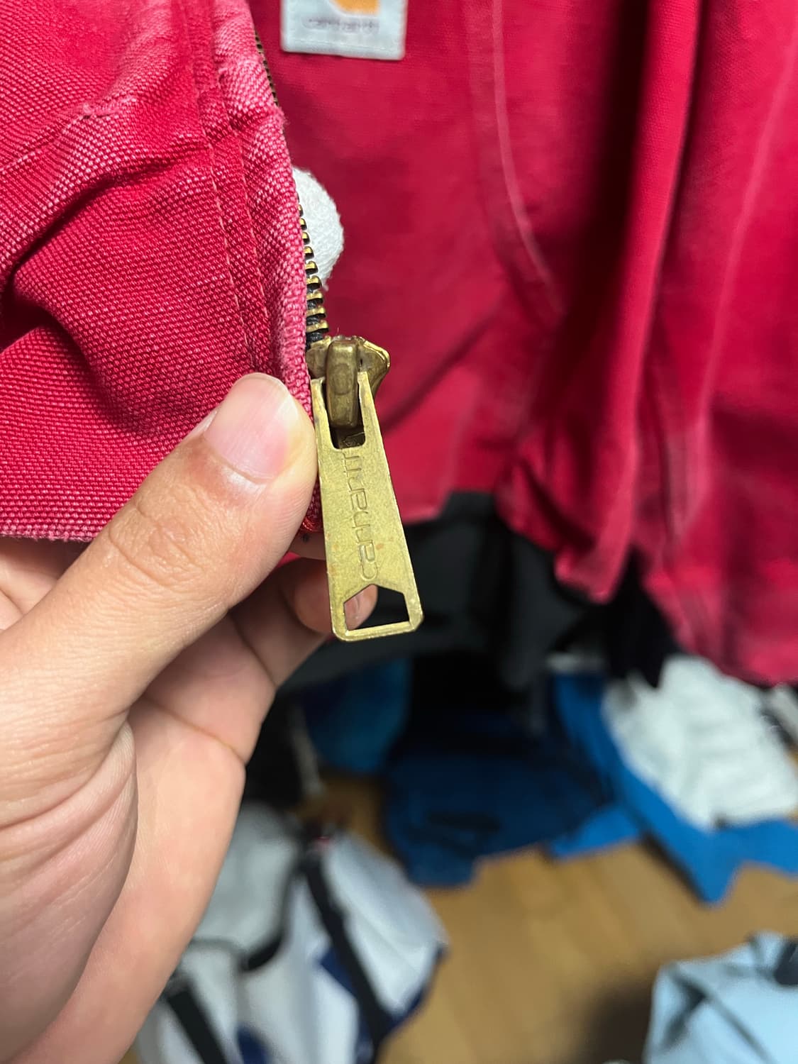 칼하트 액티브 자켓 레드 상품이미지3