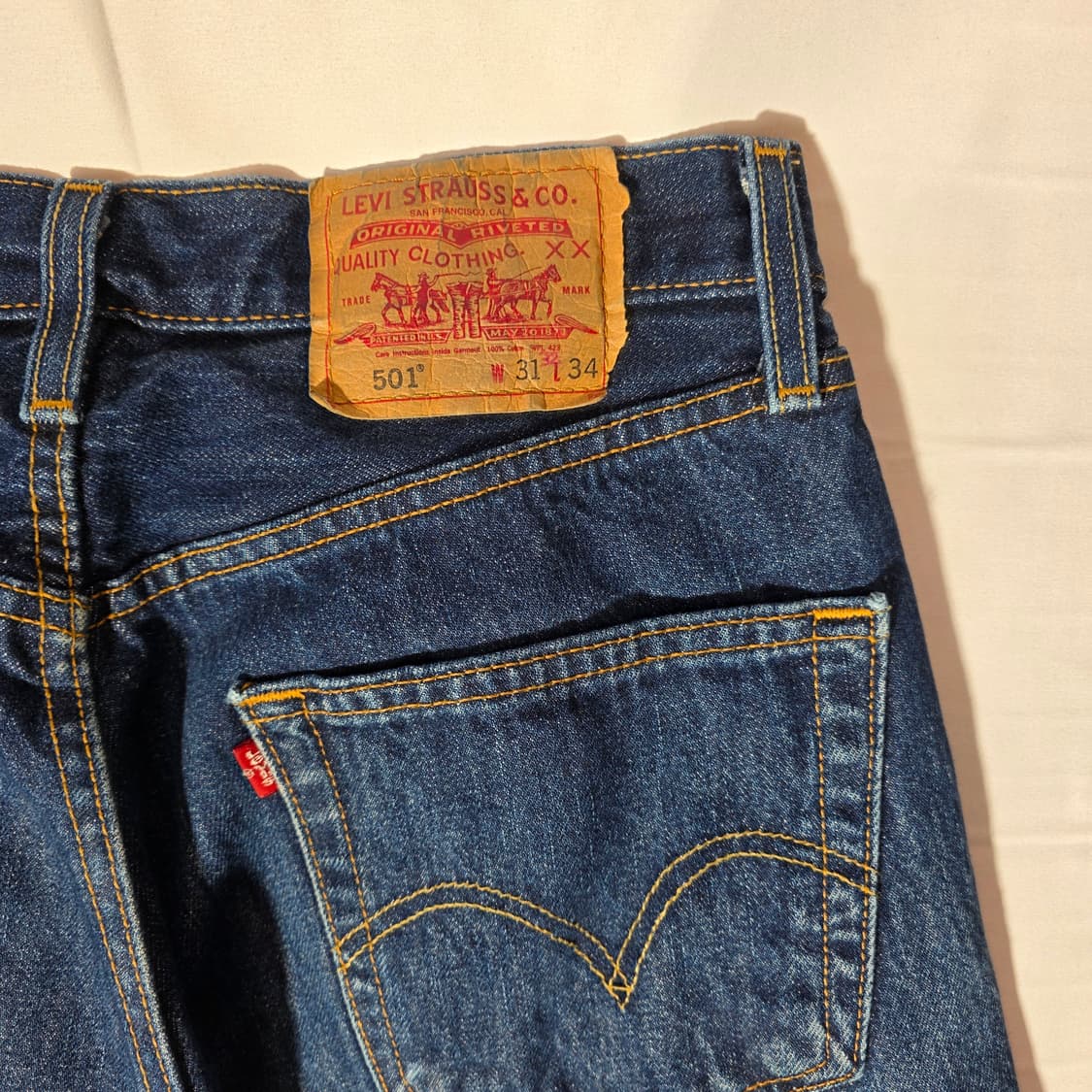 [W31L34]00s 리바이스 USA 501 데님팬츠 상품이미지6