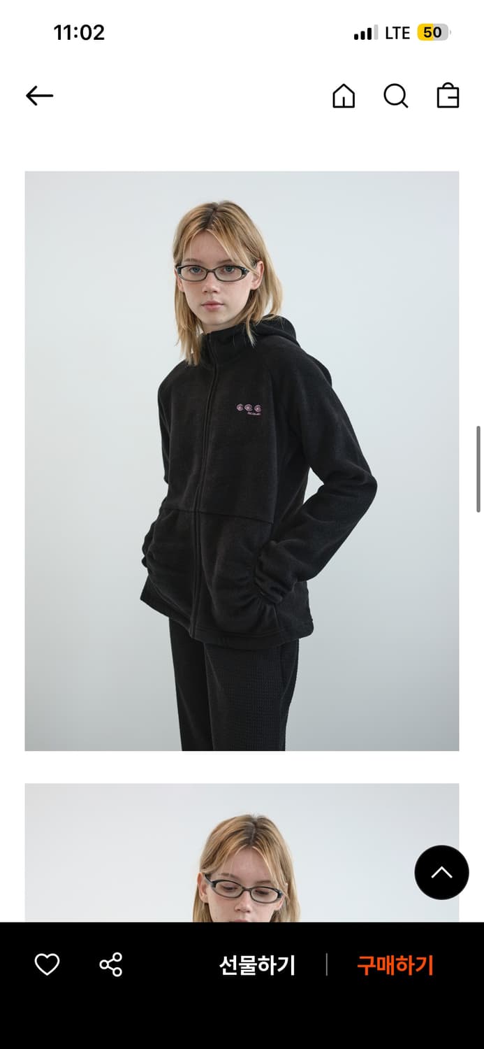 엔조블루스 셔링 포켓 플리스 집업 후디  상품이미지3