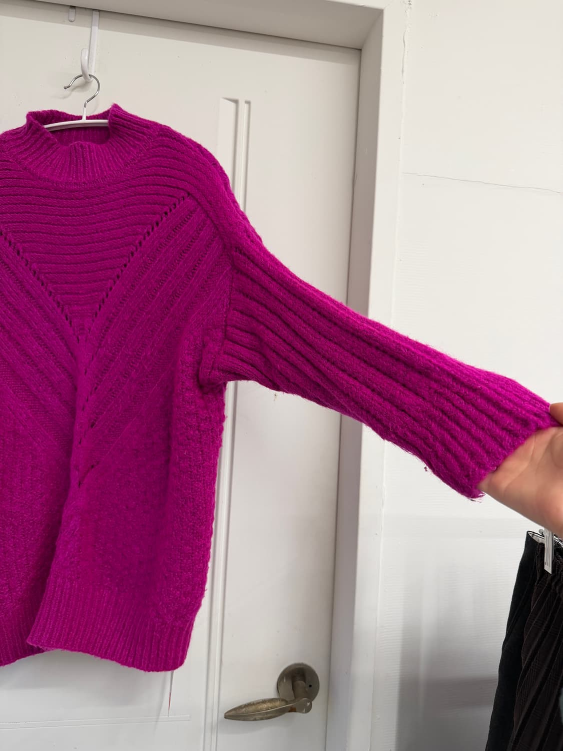 일본빈티지 핫핑크 스웨터 니트 상품이미지6