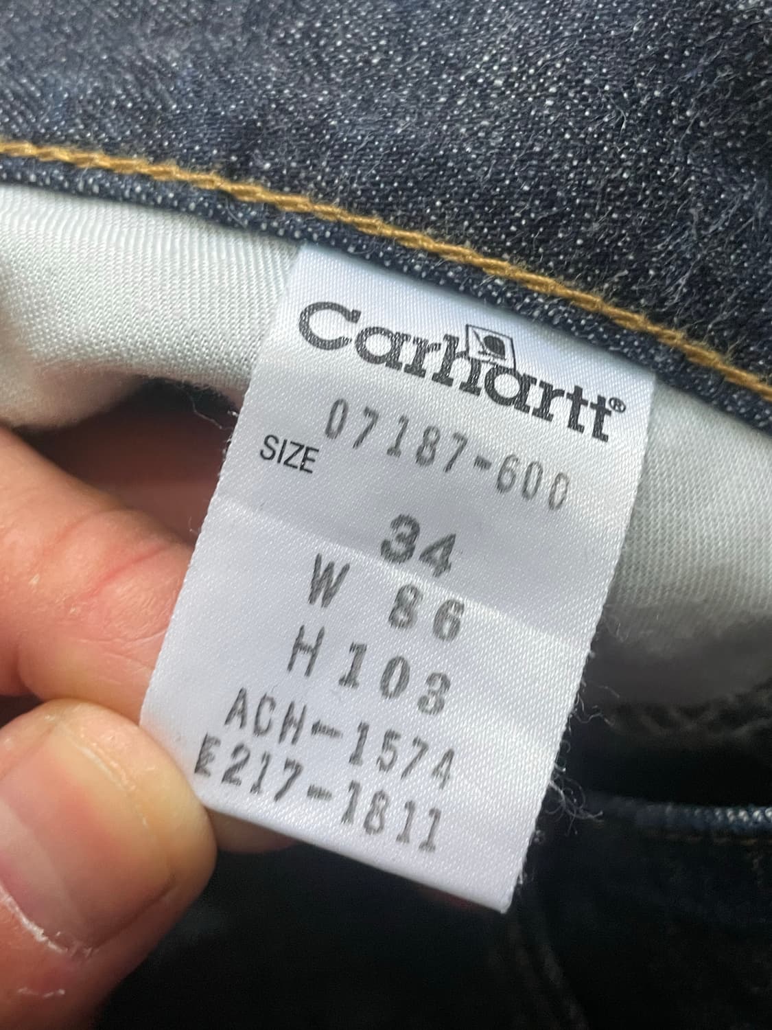 Carhartt 데님 숏팬츠 34 상품이미지6