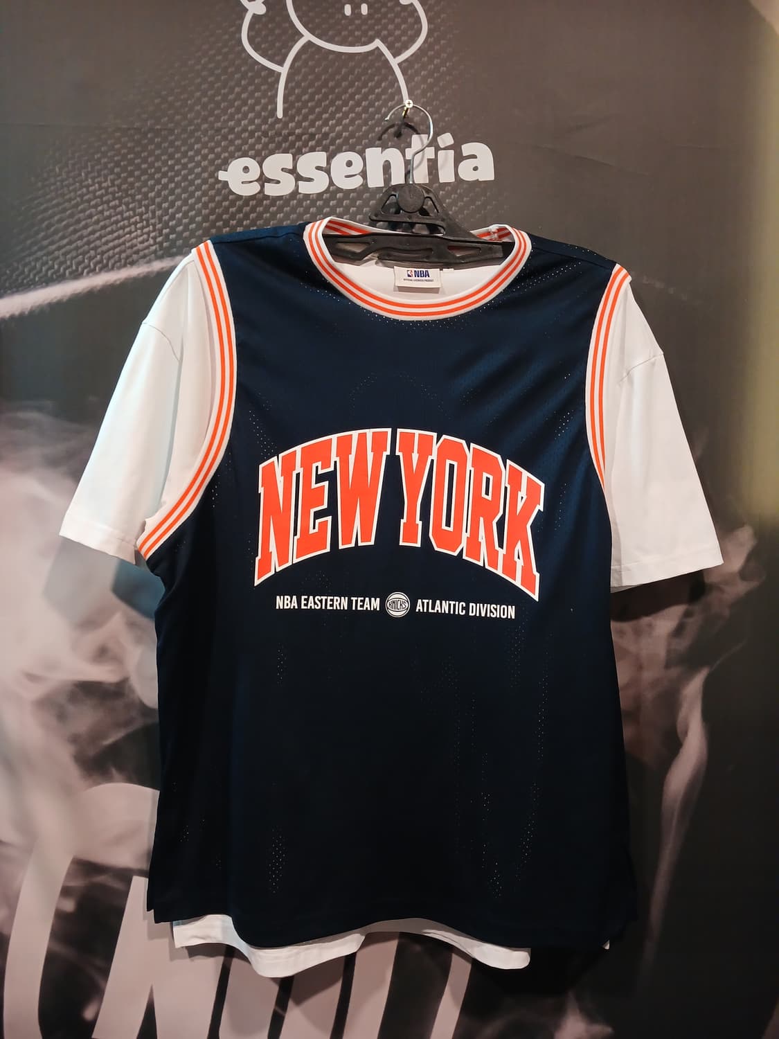 NBA 메쉬 레이어드 농구 반팔티 상품이미지1