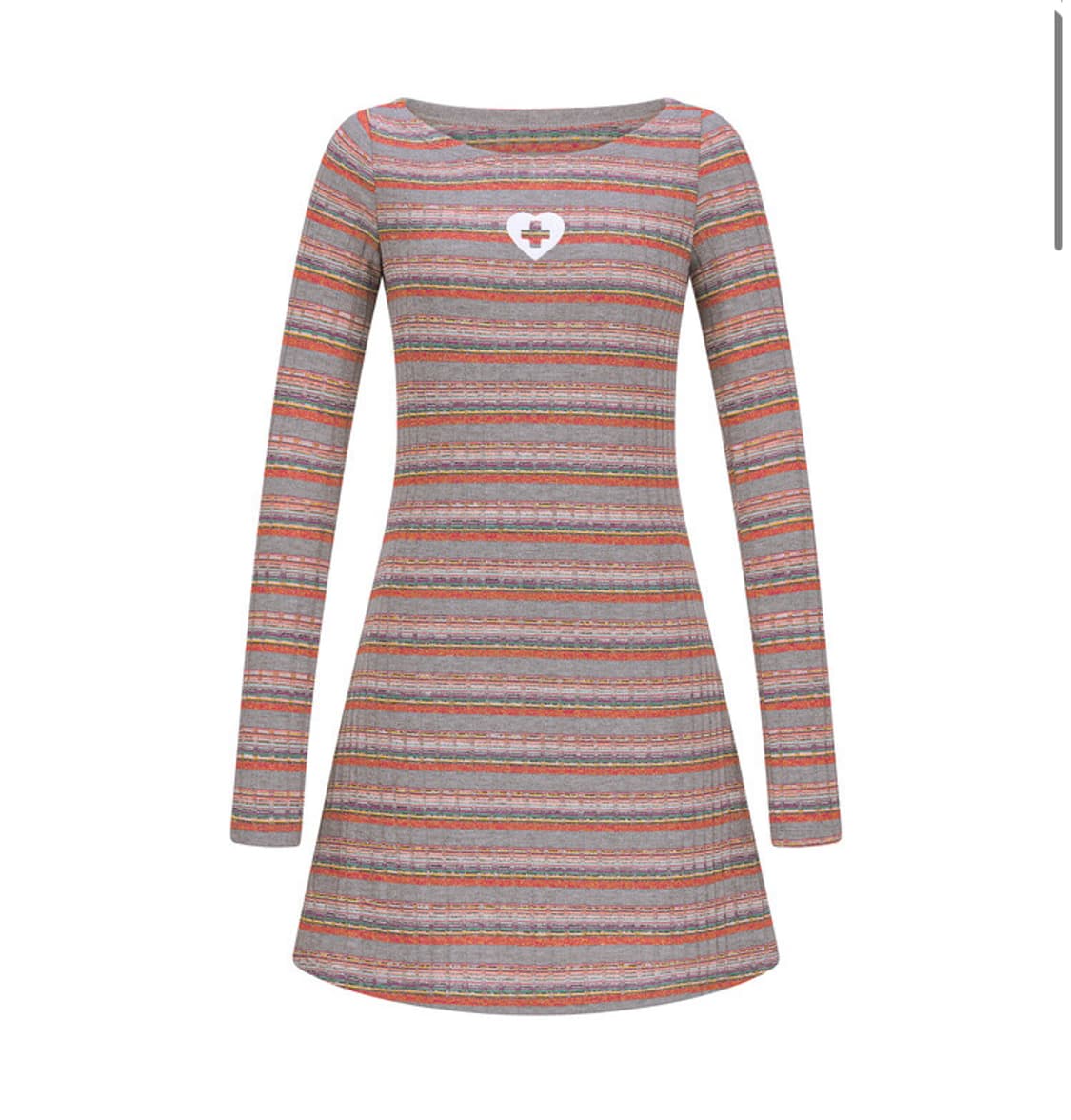 (새상품)rainbow sheer knit mini dress 상품이미지3