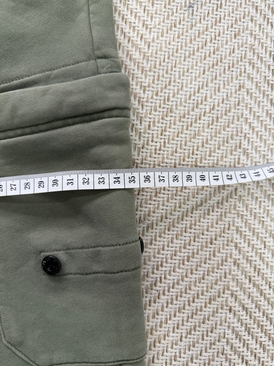 정품) 스톤아일랜드 남성 카고 조거 팬츠 그린 XL 상품이미지9