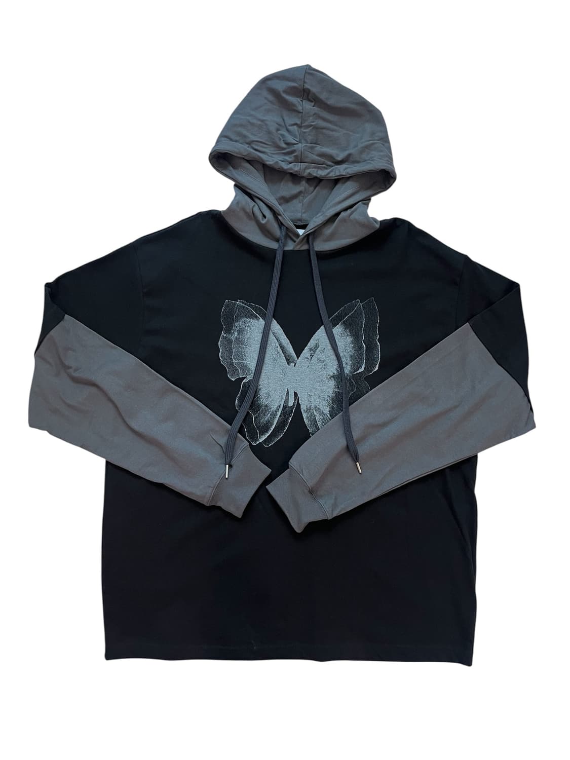 빈티지 레이어드 버터플라이 후디 상품이미지1