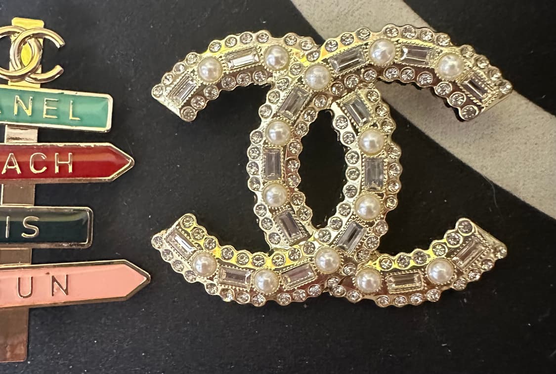 샤넬 브로치 2종 세트 상품이미지3