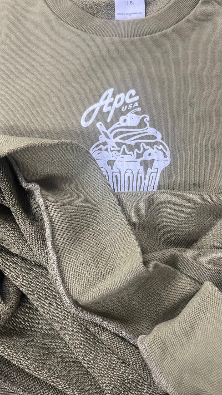 APC US 그래픽 맨투맨 상품이미지6