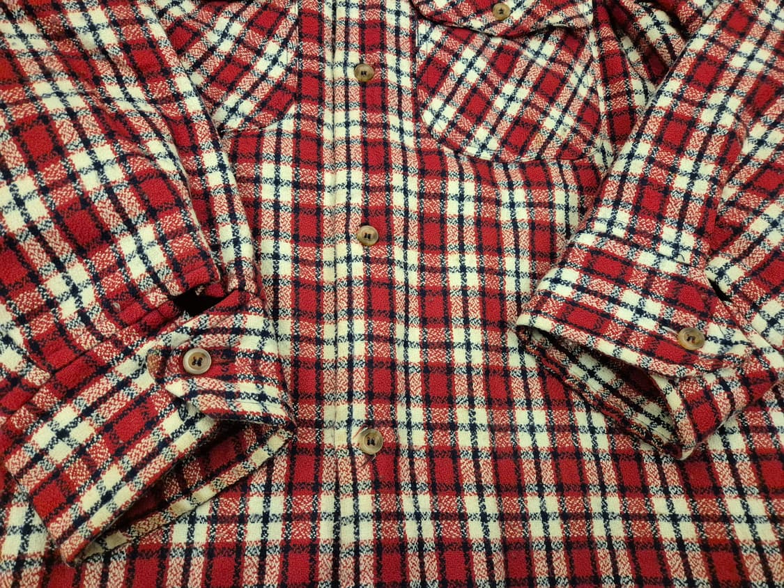 90s 스투이 아웃도어 플란넬 퀼팅 자켓 상품이미지5