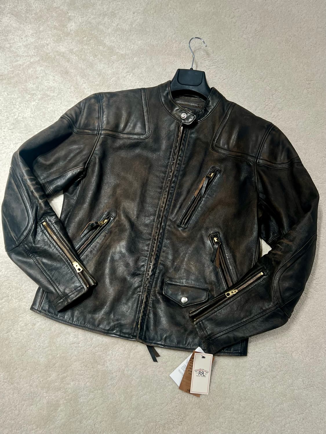 더블알엘 모토 레더 자켓 상품이미지1