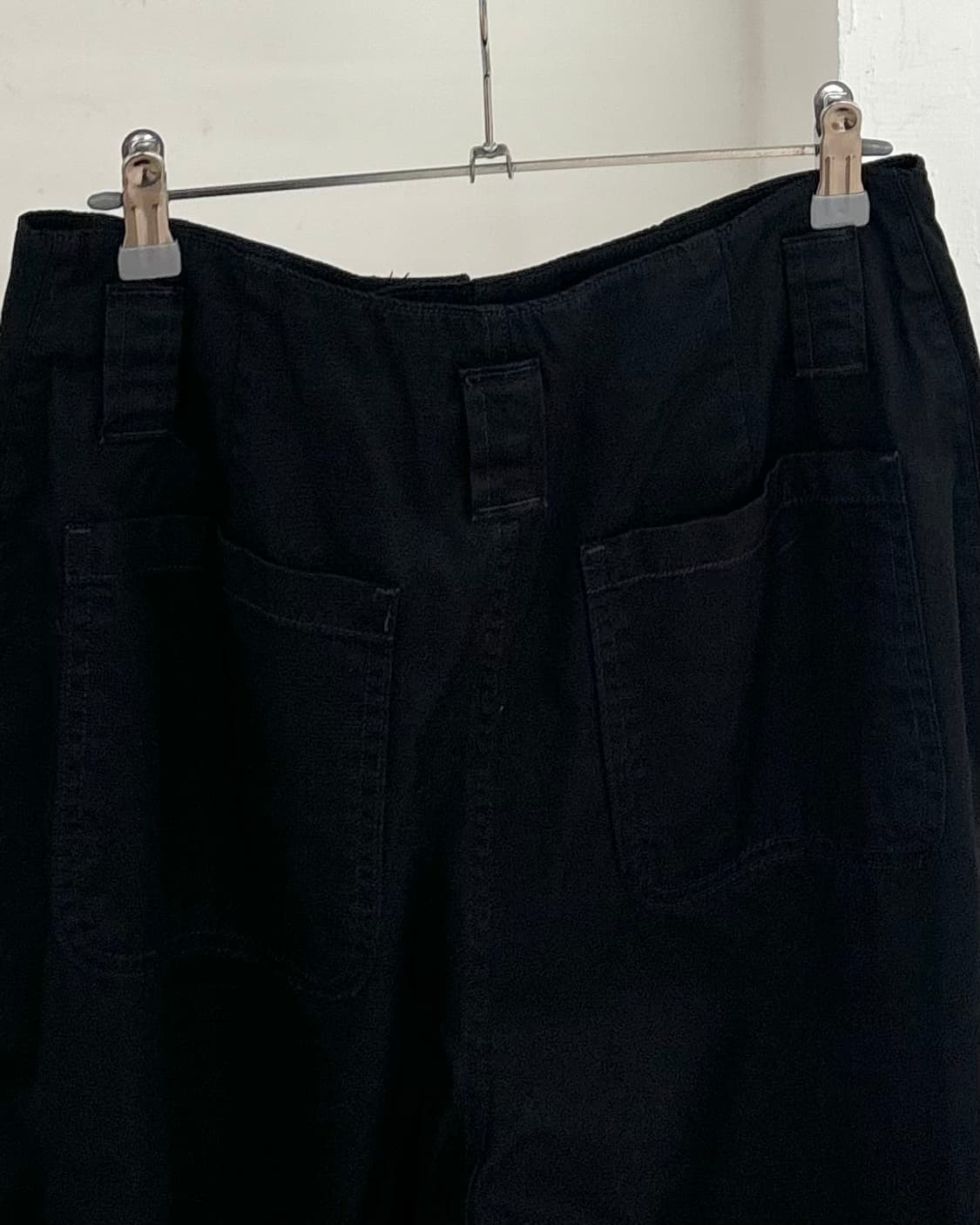 랄프 로렌 블랙 코튼 펜칭 팬츠 상품이미지5