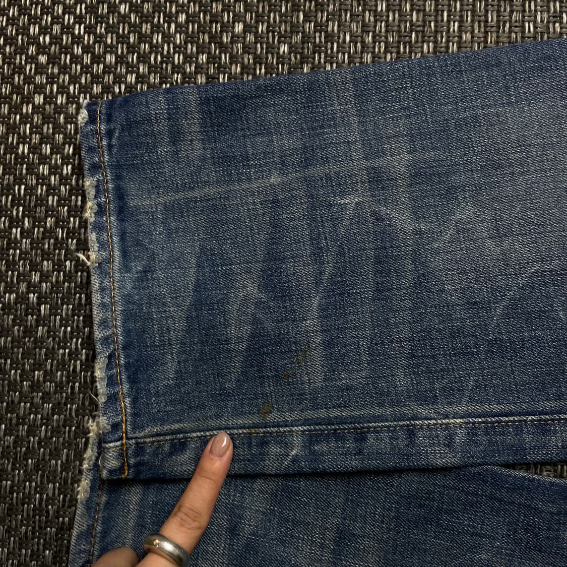 (34) 데님앤서플라이 중청 워싱 데님 팬츠 슬림핏 상품이미지8