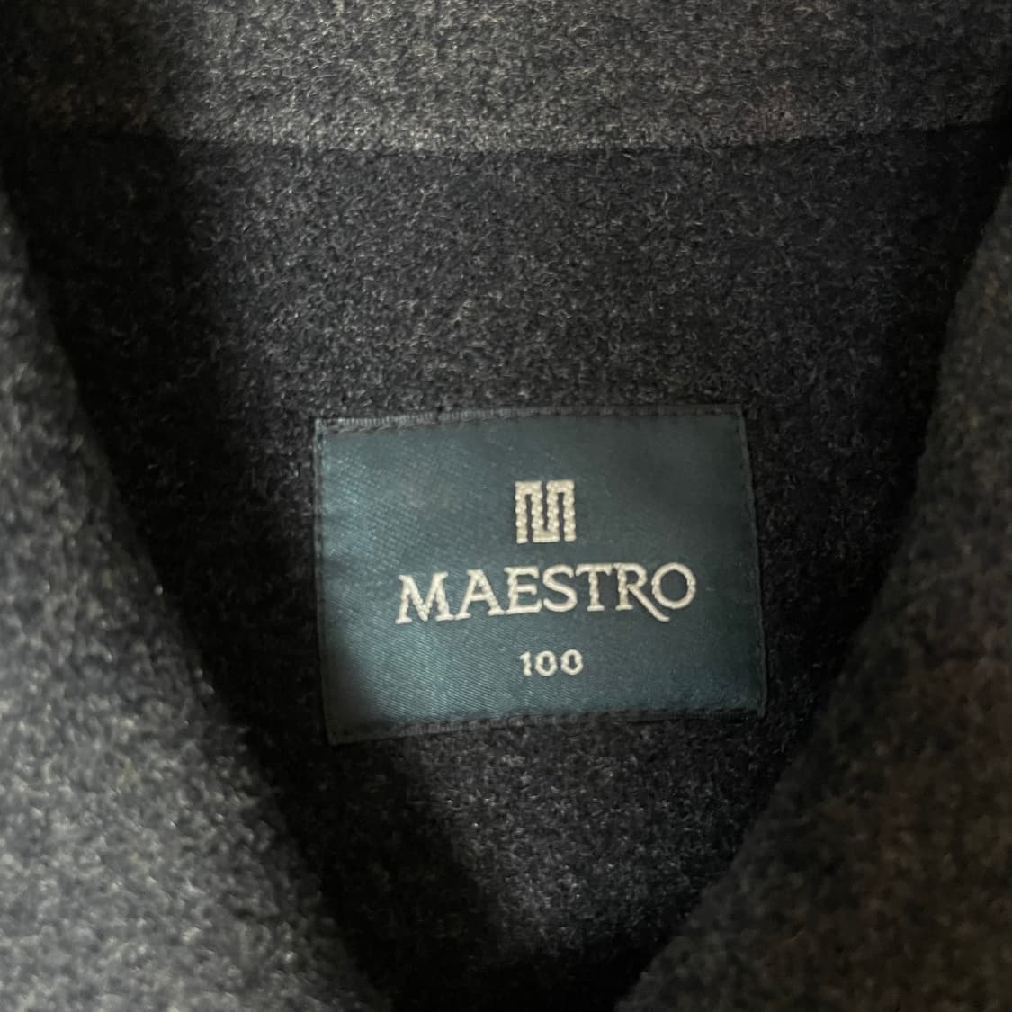 MAESTRO 그레이 울혼방 숏 코트 100 상품이미지4