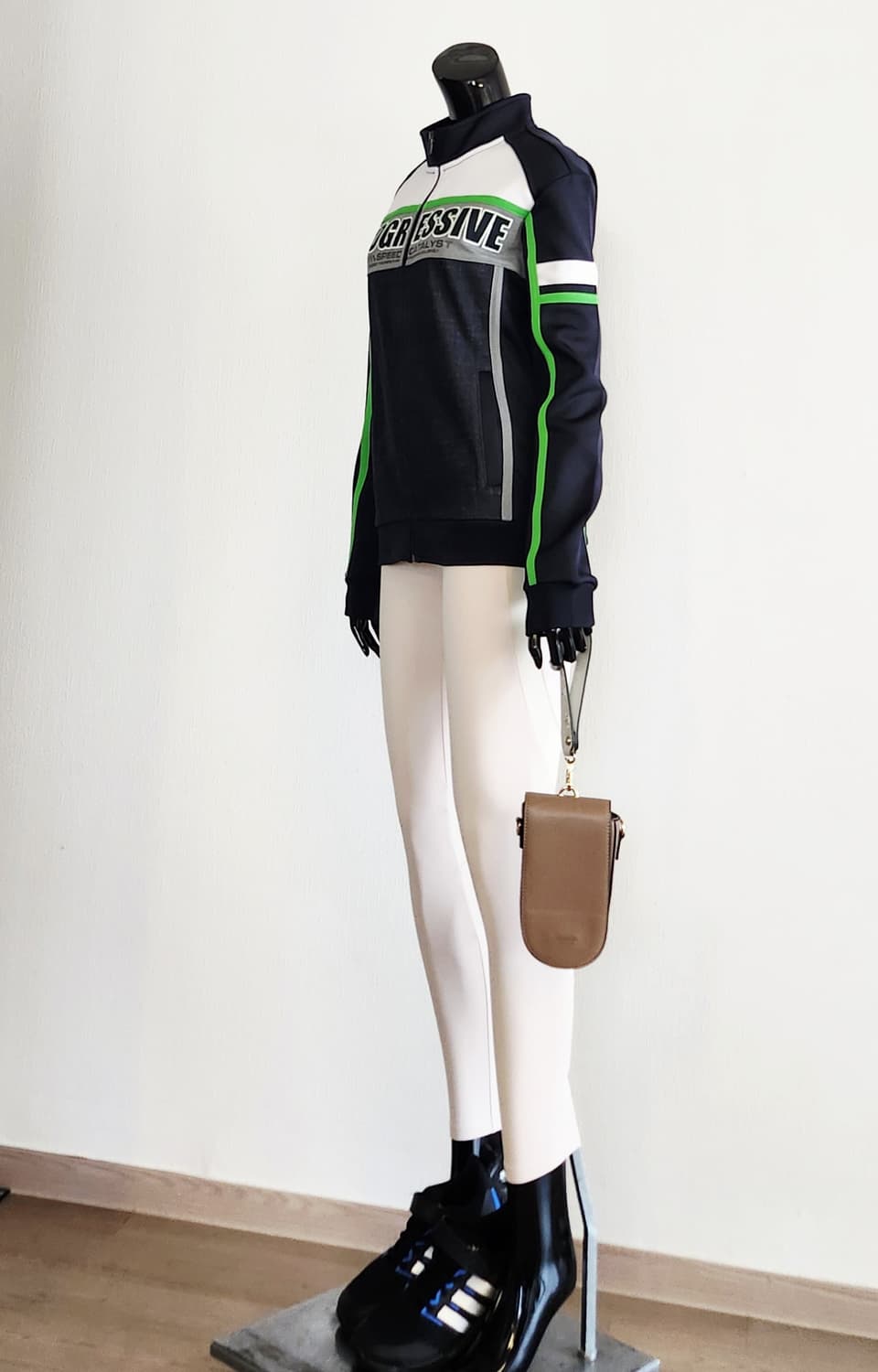 데님져지 레이싱짚업 자켓  상품이미지4