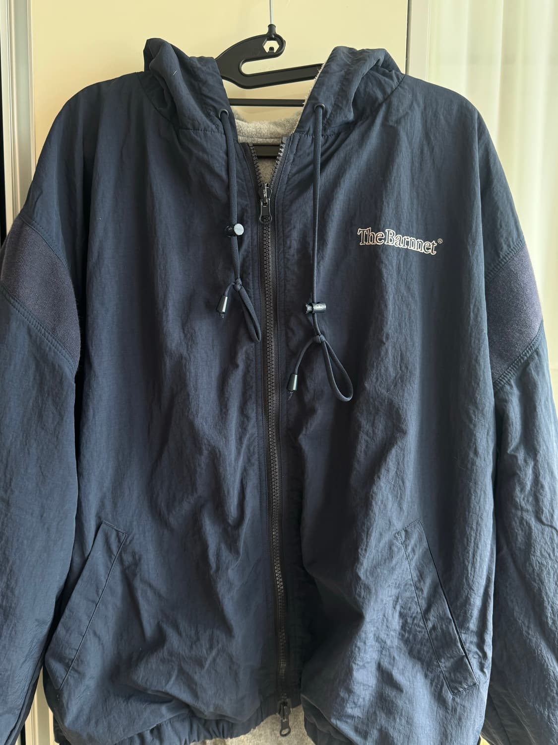 더바넷 스너글 리버시블 후디드 자켓 네이비 s 상품이미지3