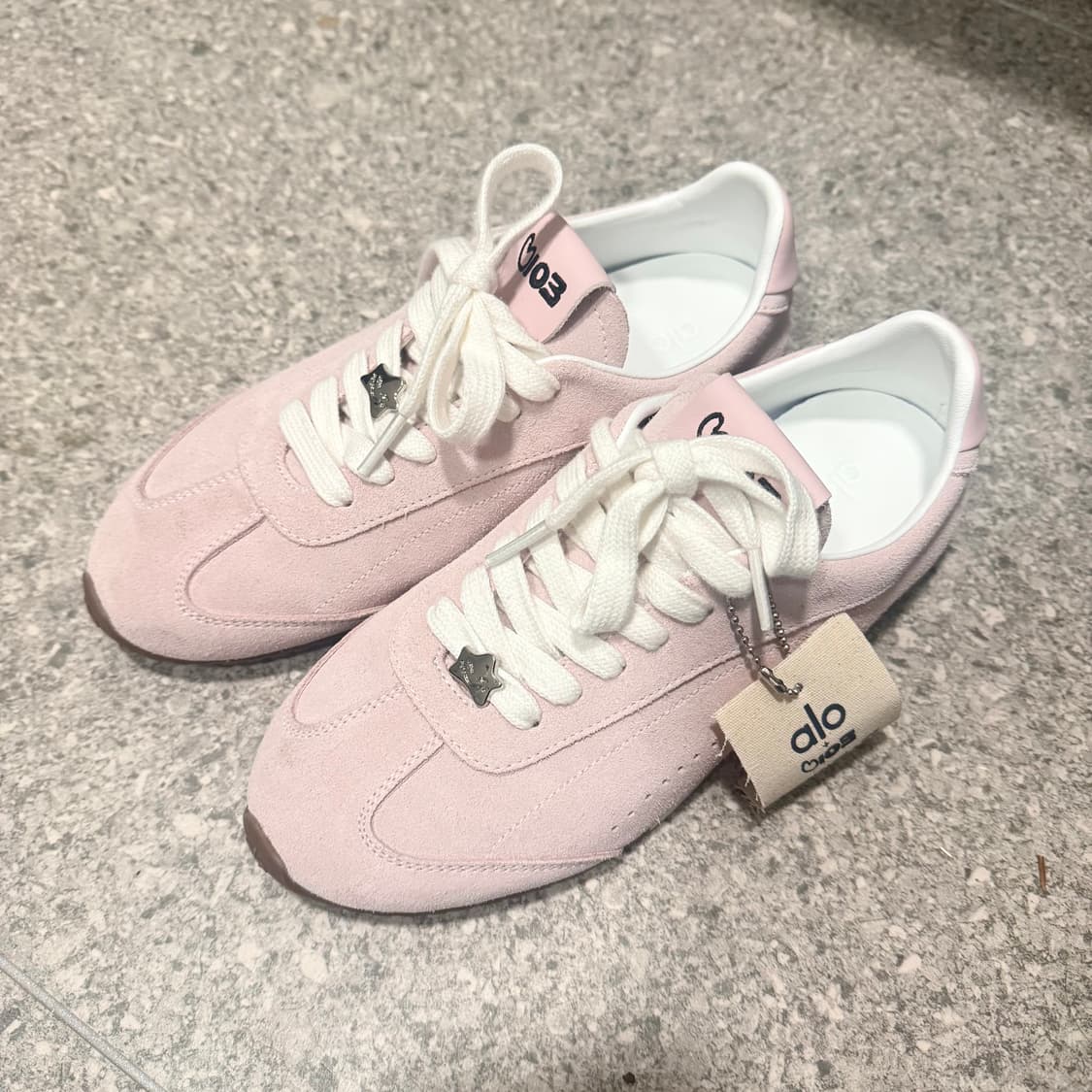 (w7) alo 지수 선셋 스니커즈 한정판 핑크 상품이미지4