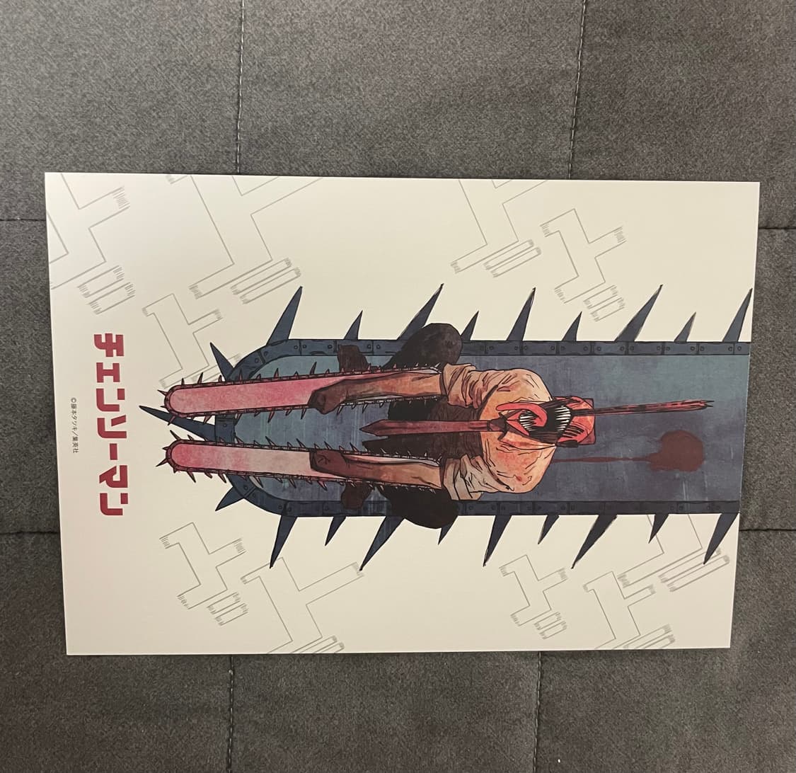 체인소맨 원화 엽서 포스터 덴파키 덴지 파워 아키 고전  상품이미지2