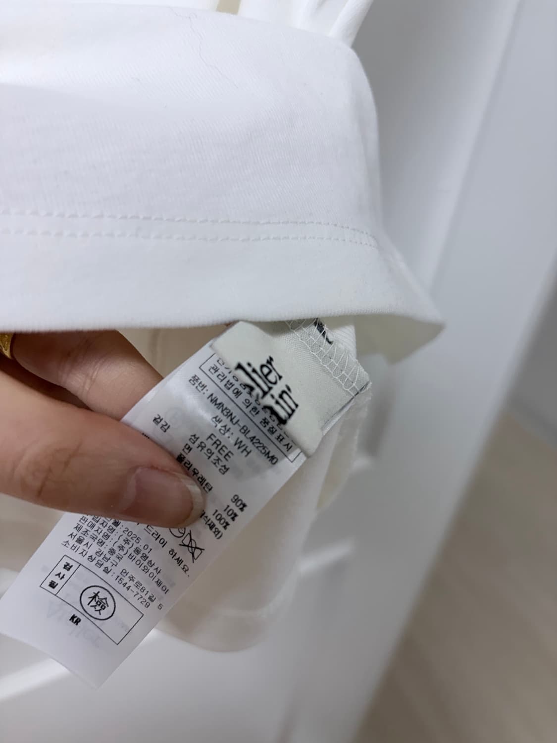 아뜰리에나인 턱 블라우스 반팔티 상품이미지10