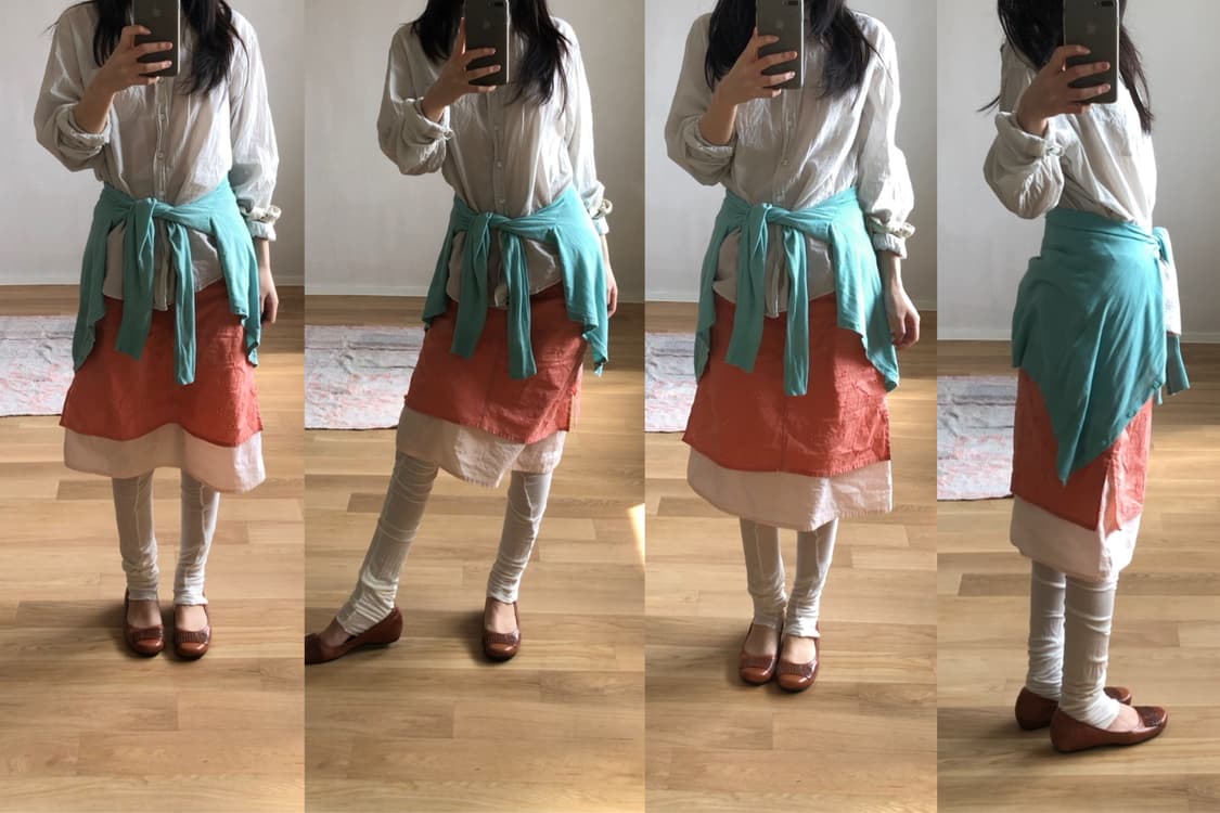 [직수입] 빈티지 kookai 스커트와 티셔츠 세트 상품이미지2