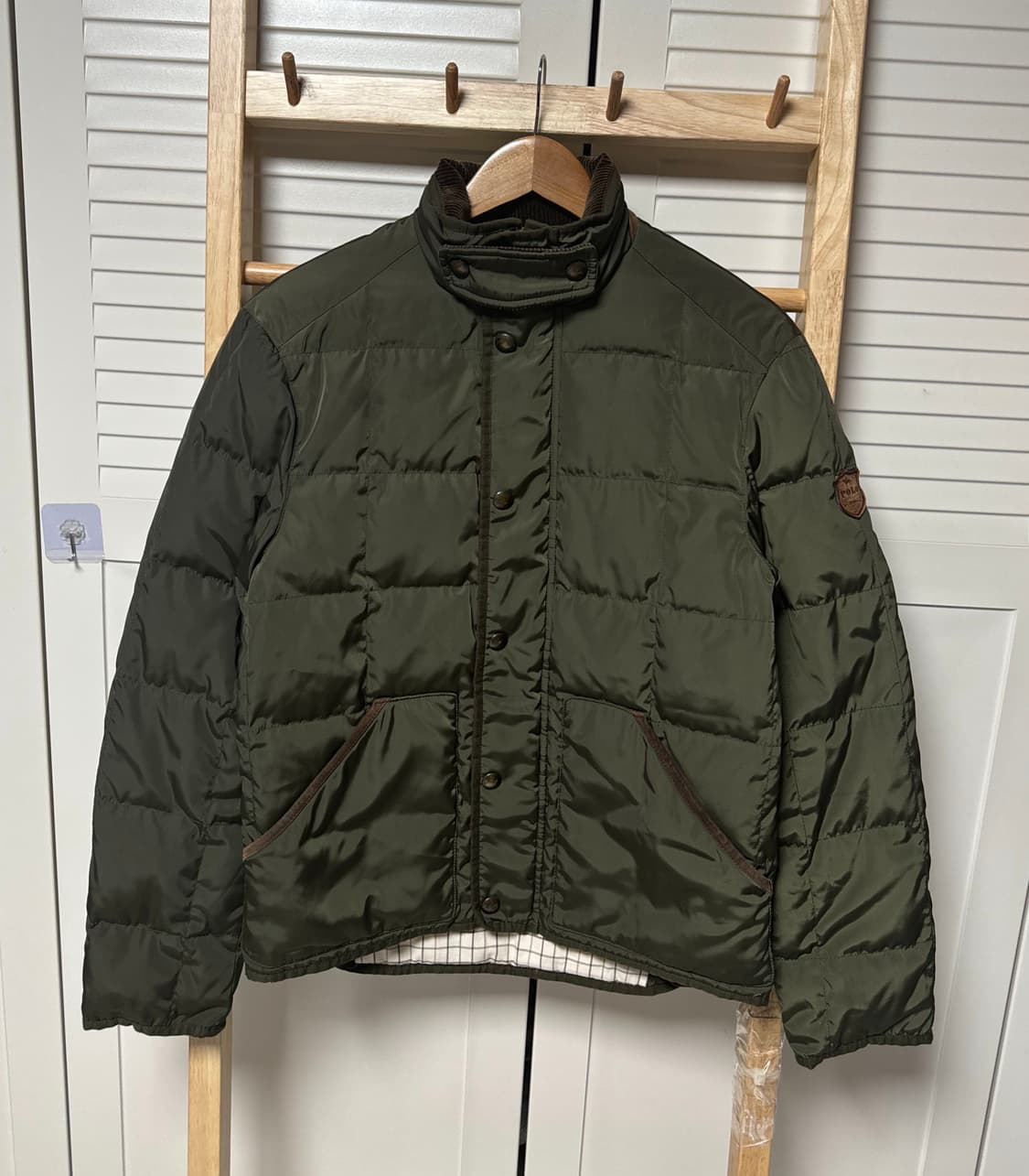 폴로 랄프로렌 코듀로이 카키 패딩 점퍼 자켓 상품이미지5