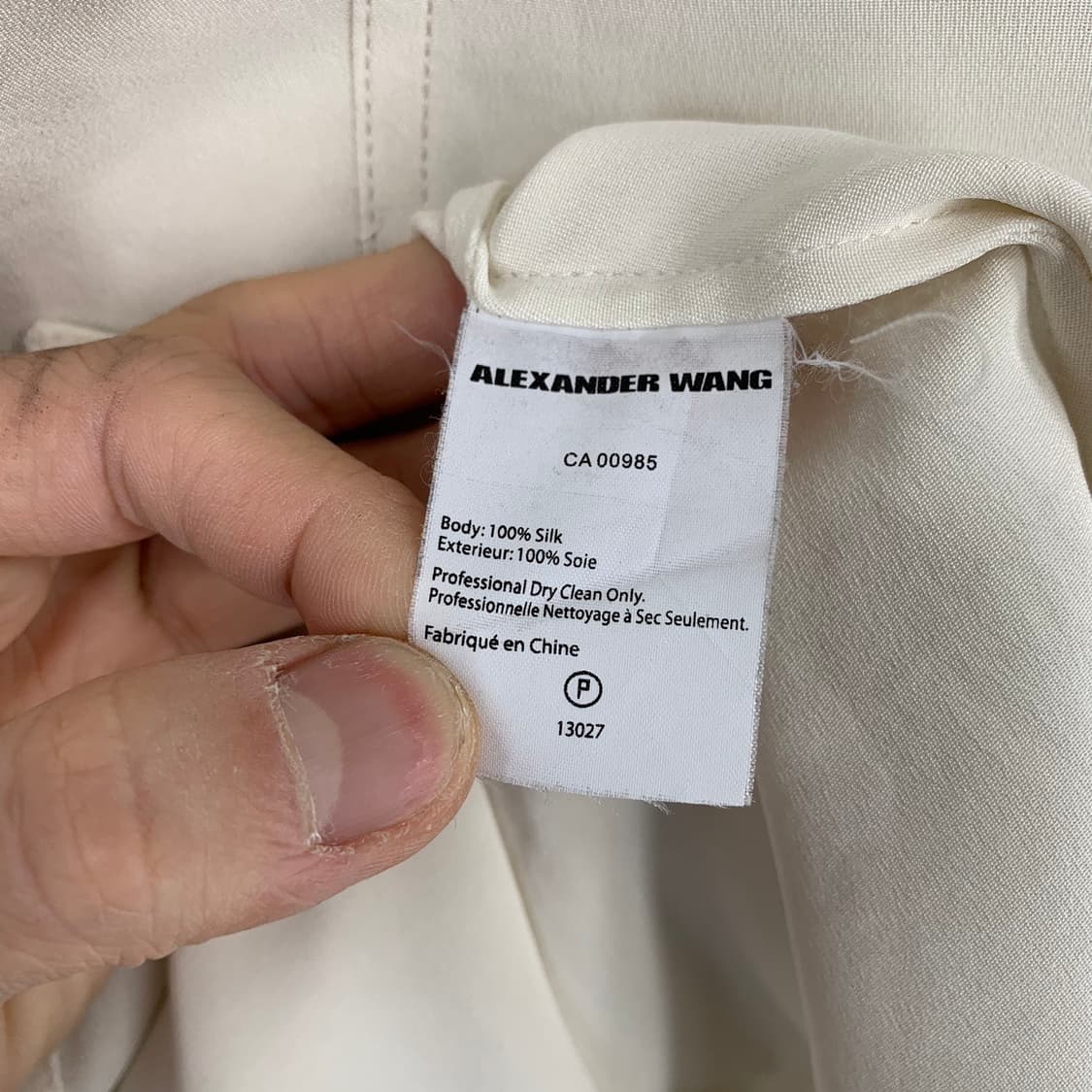 알렉산더왕 풀오버 실크셔츠 상품이미지10