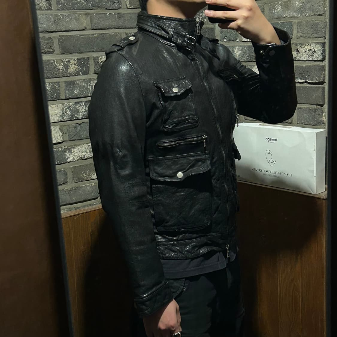 M) 빈티지 멀티포켓 램스킨 레더 양가죽 자켓 상품이미지10