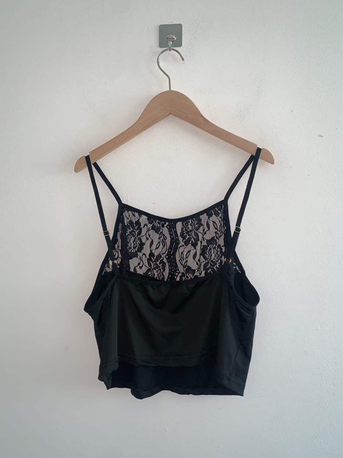 Lace sleeveless top(black) 상품이미지5