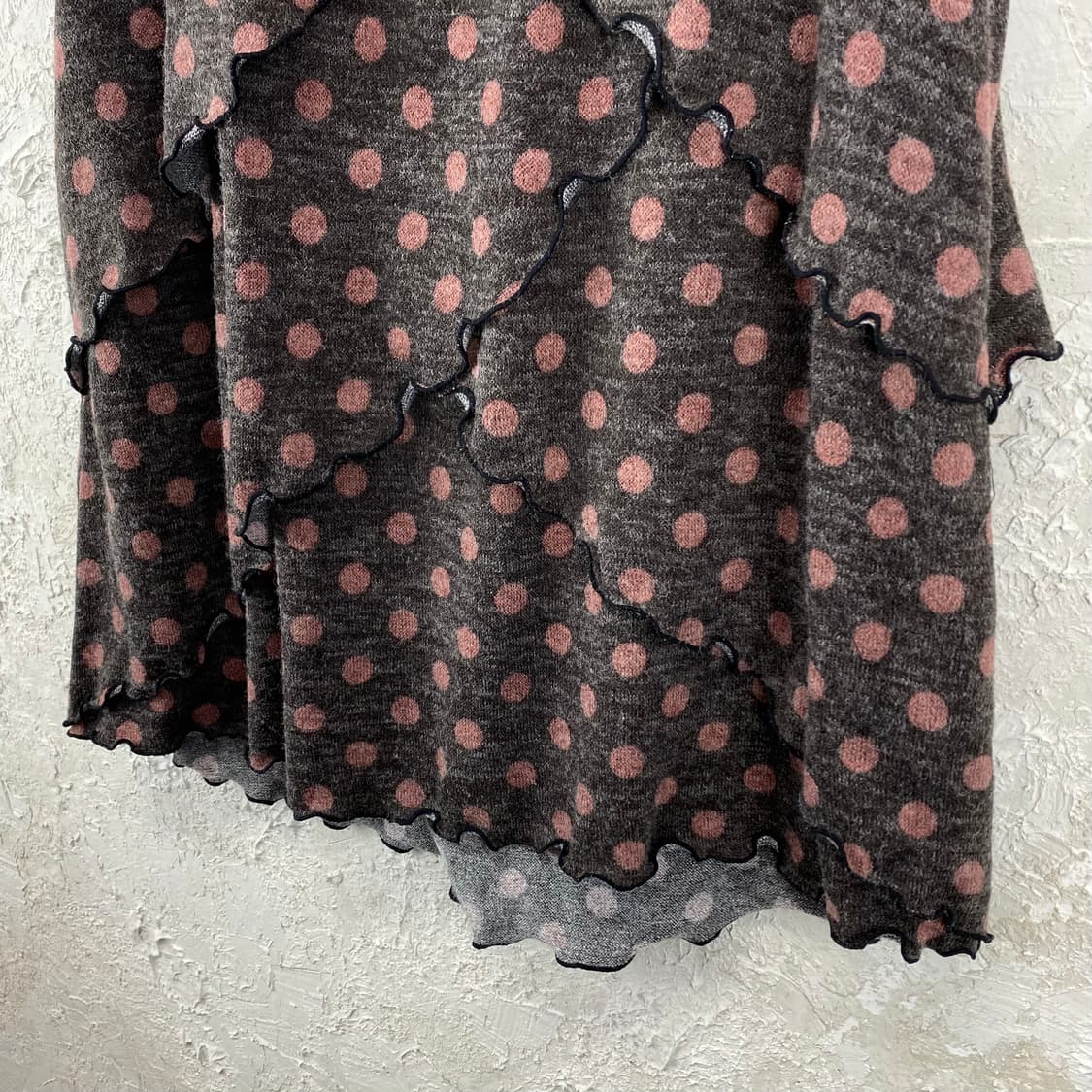 COMME UNE FEMME 폴카 도트 슬리브리스 원피스 드레스 상품이미지3