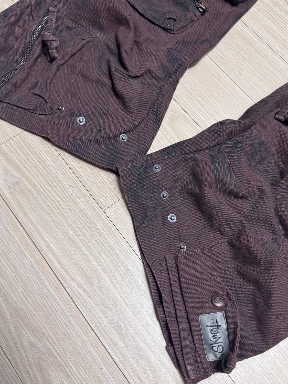 스쿠읏 퍼락사이드 팬츠 브라운 상품이미지3