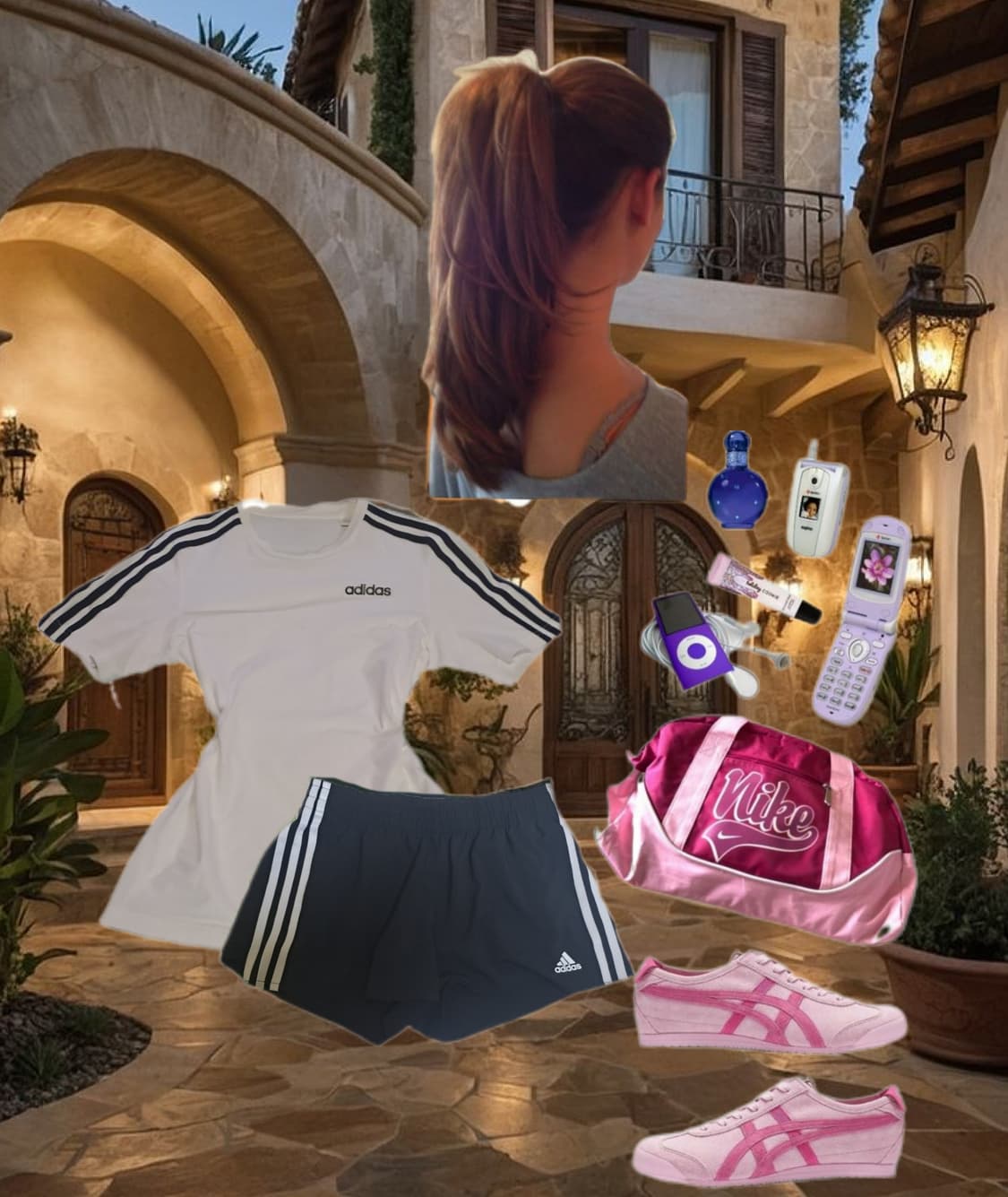 2000s y2k 아디다스 트레이닝 세트 상품이미지1