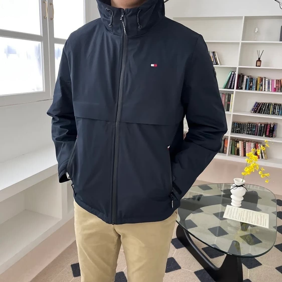 타미힐피거 레귤러 패딩점퍼 블랙, 네이비 상품이미지3