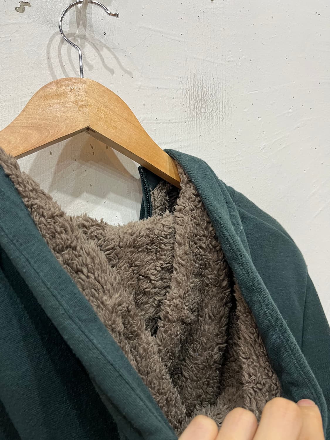 컨버스 재팬 이너플리스 후드집업 M 상품이미지5