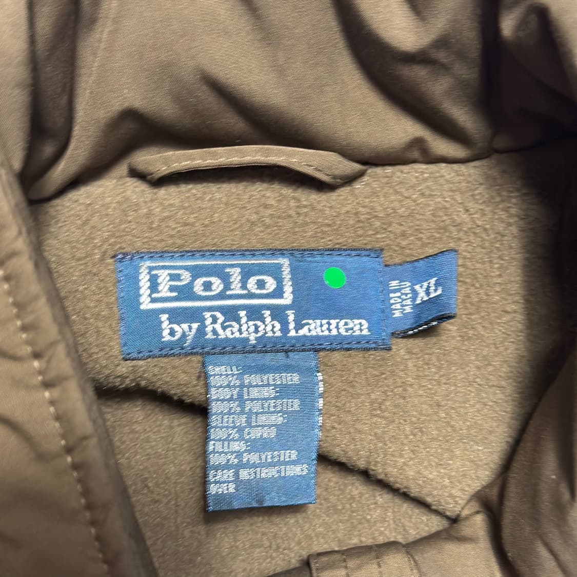 XL 폴로랄프로렌 브라운 폴리쉘 자켓 상품이미지4