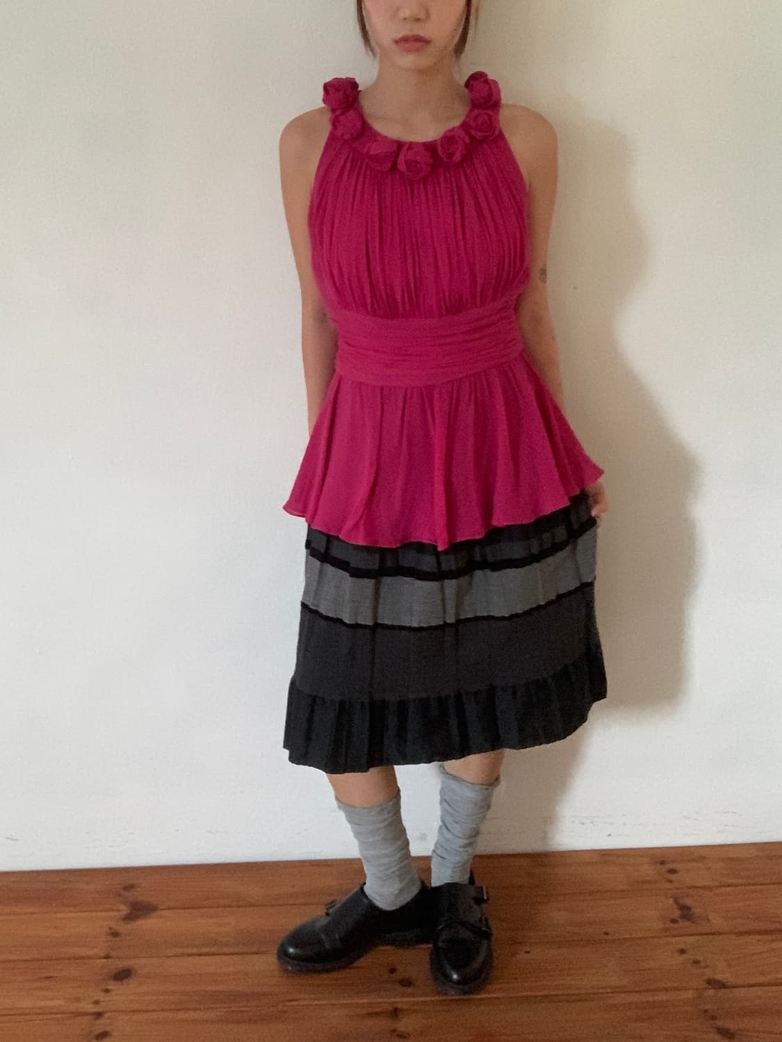 Stripe Banding Skirt 상품이미지6