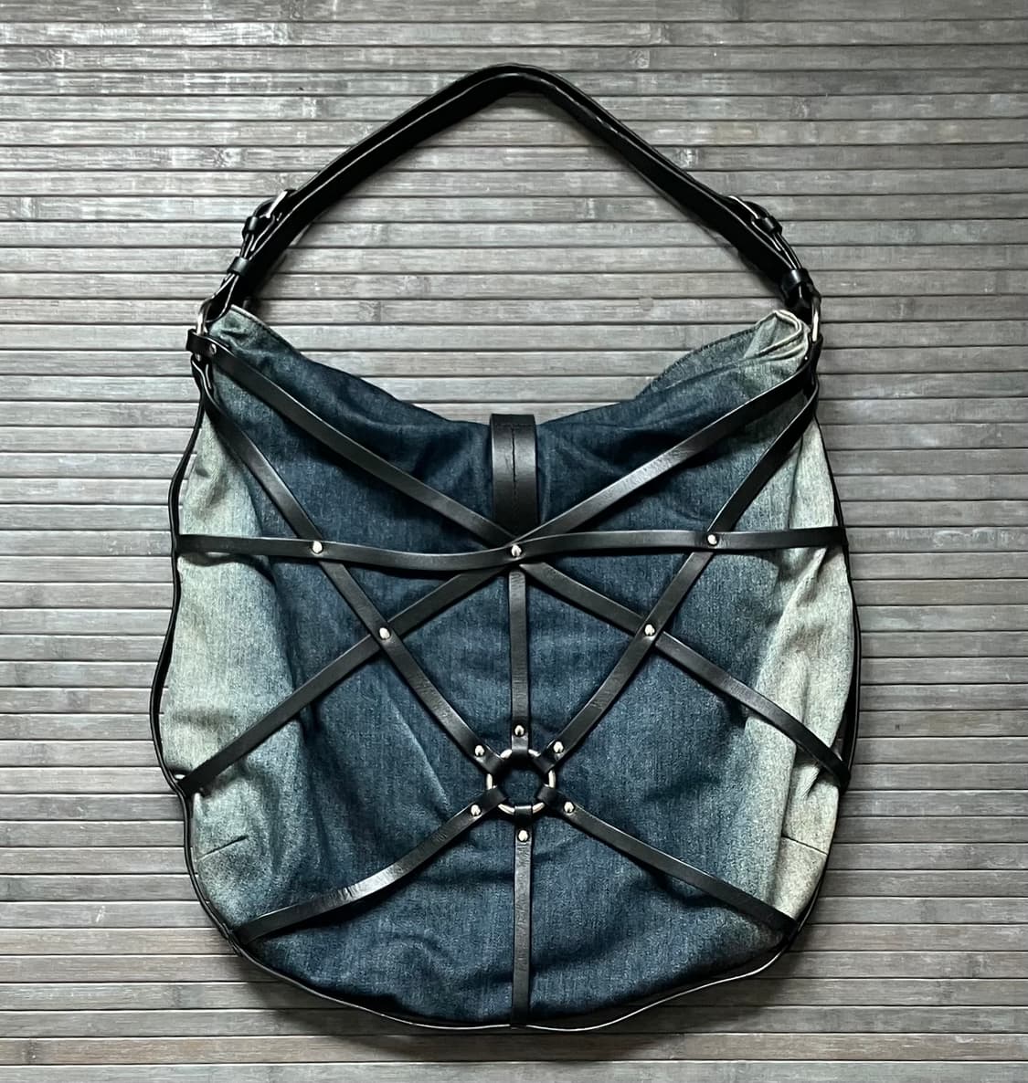 Harness denim shoulder bag 상품이미지2