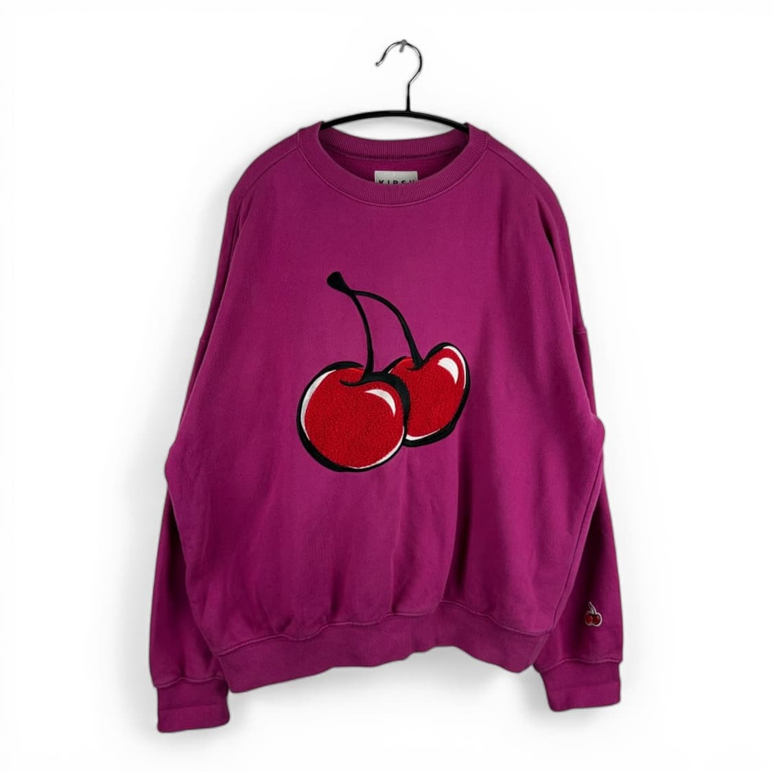  (무료배송)1) 키르시 체리 맨투맨 핫핑크 상품이미지1
